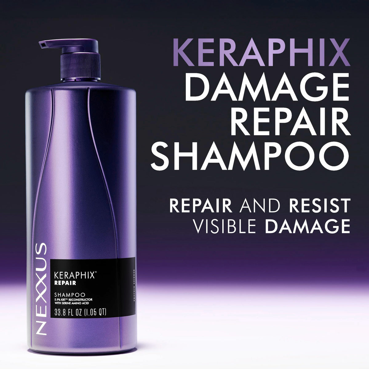 Nexxus KERAPHIX Shampoo & Conditioner for Damaged Hair, 2 Pack, 33.8 Fl Oz – product photo (Shampoo &amp; Conditioner Se