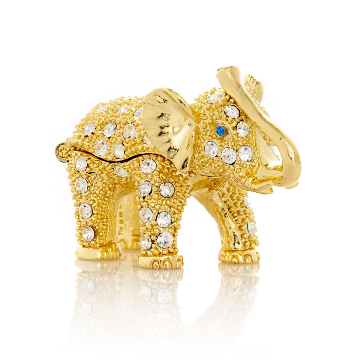 Keren Kopal Miniature Golden Elephant Trinket Box Faberge - Keren Kopal Official Imagery - 2