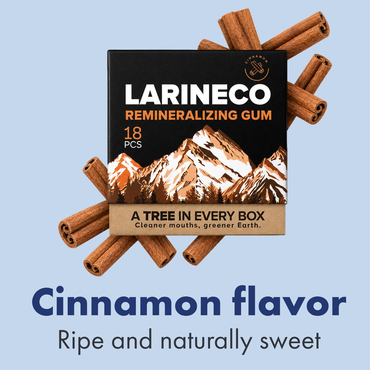 Larineco Remineralizing Gum Sugar Free Hydroxyapatite and - Larine co Official Imagery - 7