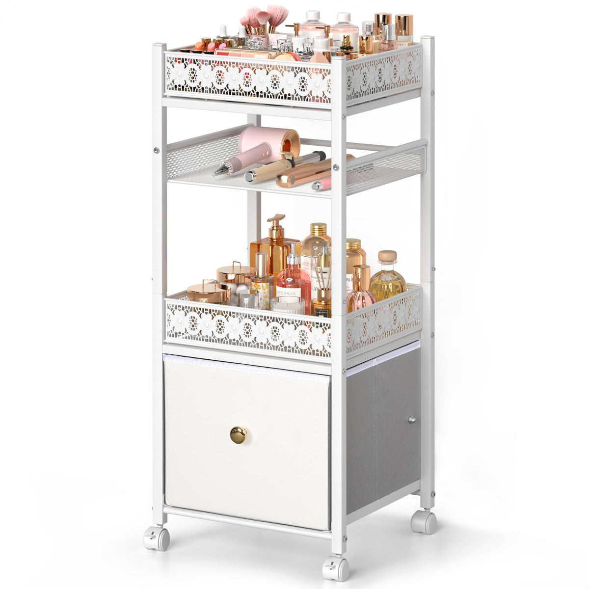 SOLIMINTR Makeup Organizer, Large Skincare Organizers, Make Up Organizers for Vanity, Makeup Storage Cosmetic Organizer 
