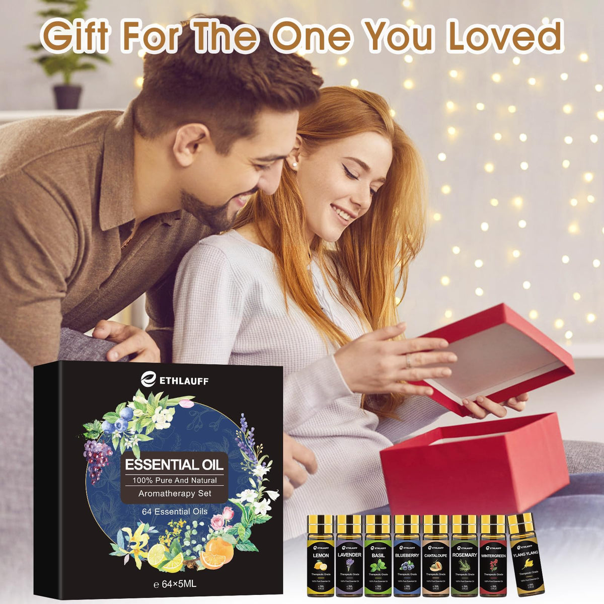Essential Oil Set 64 Pack Aromatherapy Essential Oils Kit - Ethlauff Official Imagery - 7