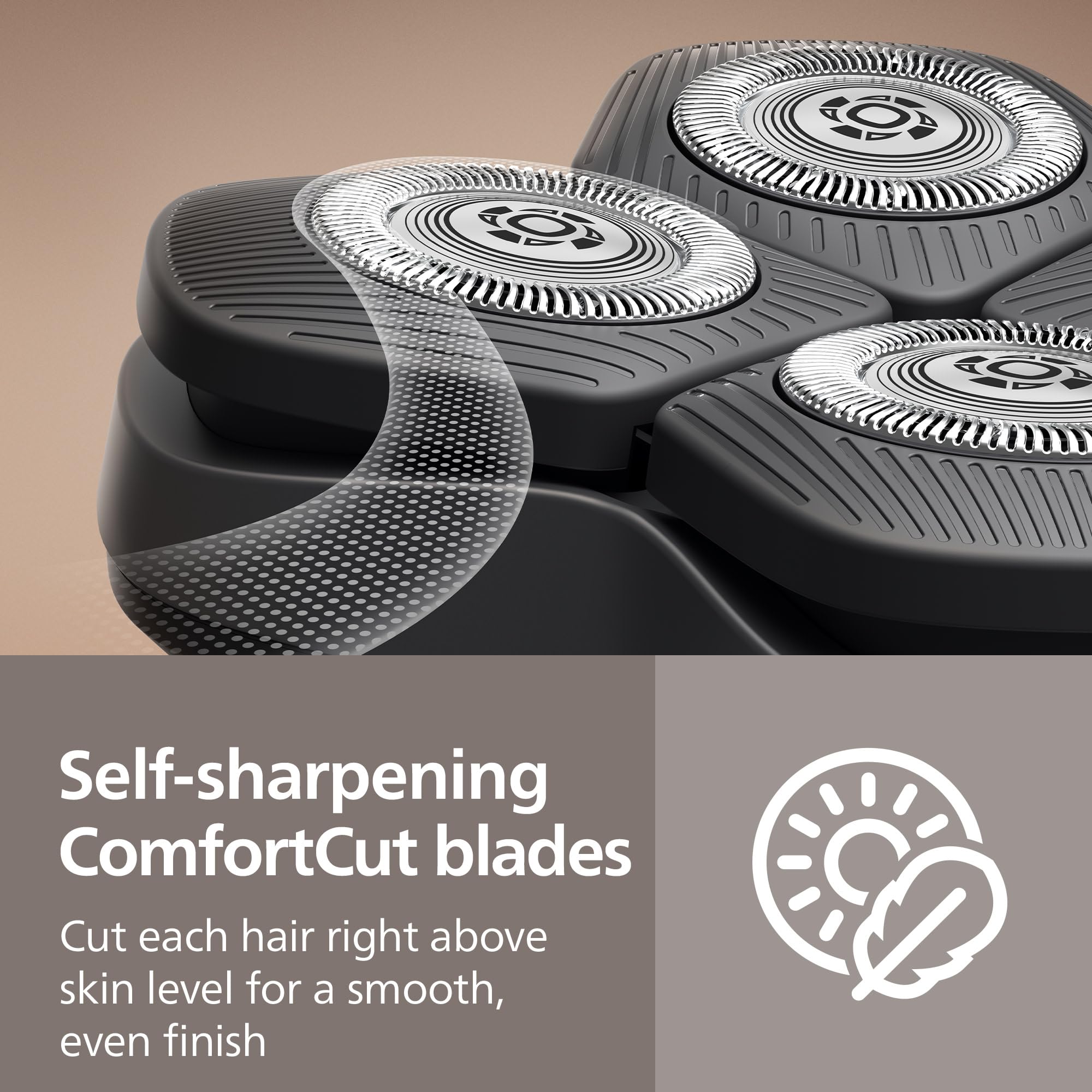 Philips Norelco Head Shaver Pro 9000 electric shaver with sleek design and multiple blades for a clean, gentle head shave.