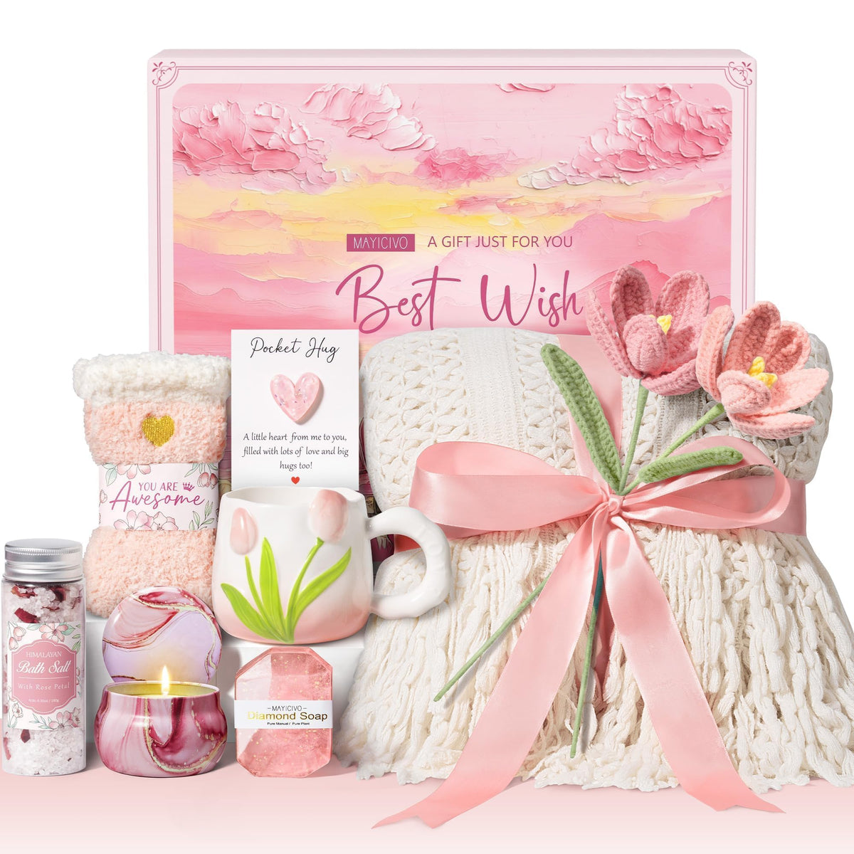 Birthday Gifts for Women Self Care Set Get Well Soon Gift - MAYICIVO Official Imagery - 2