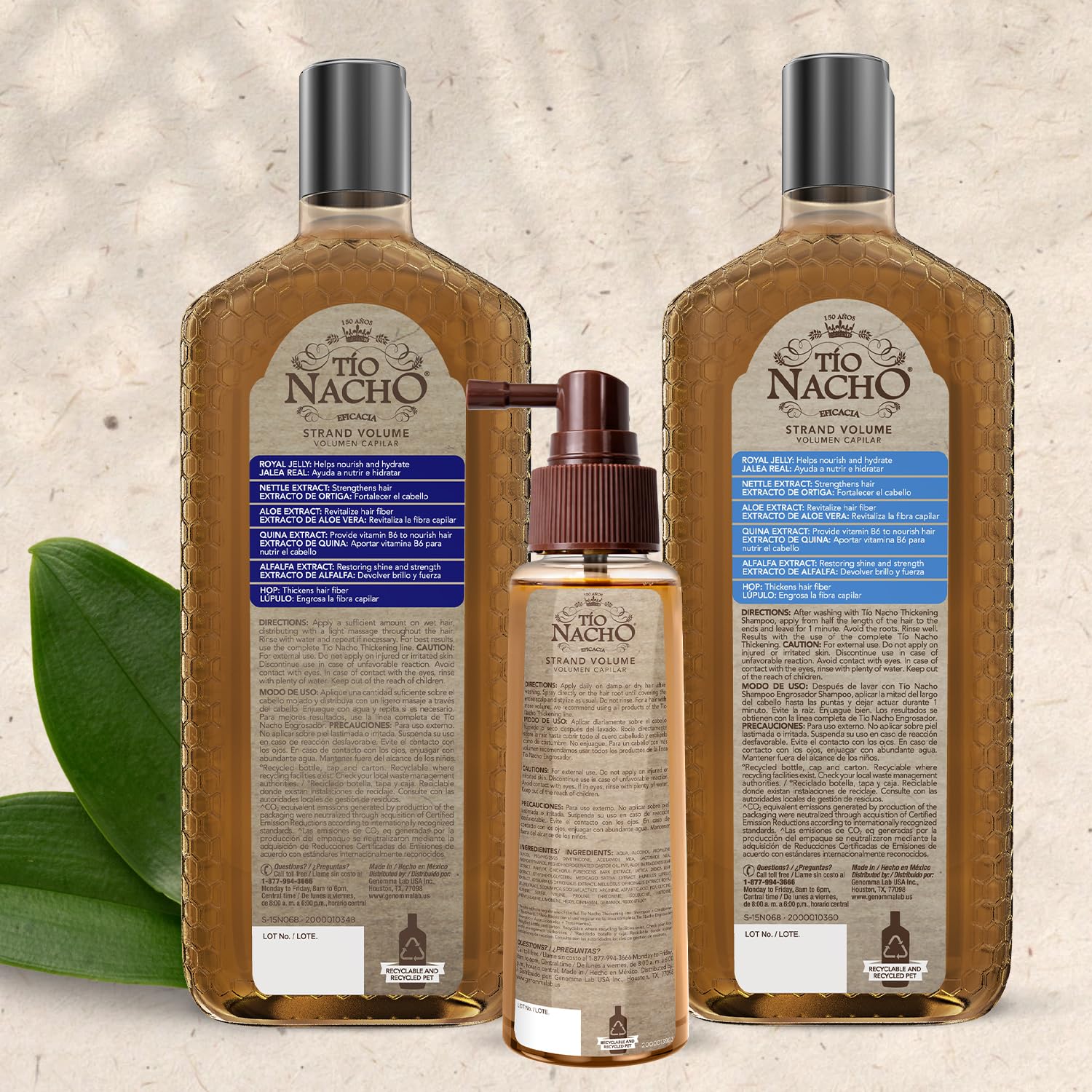 Tio Nacho Thickening Shampoo + Conditioner & Hair Treatment Set
