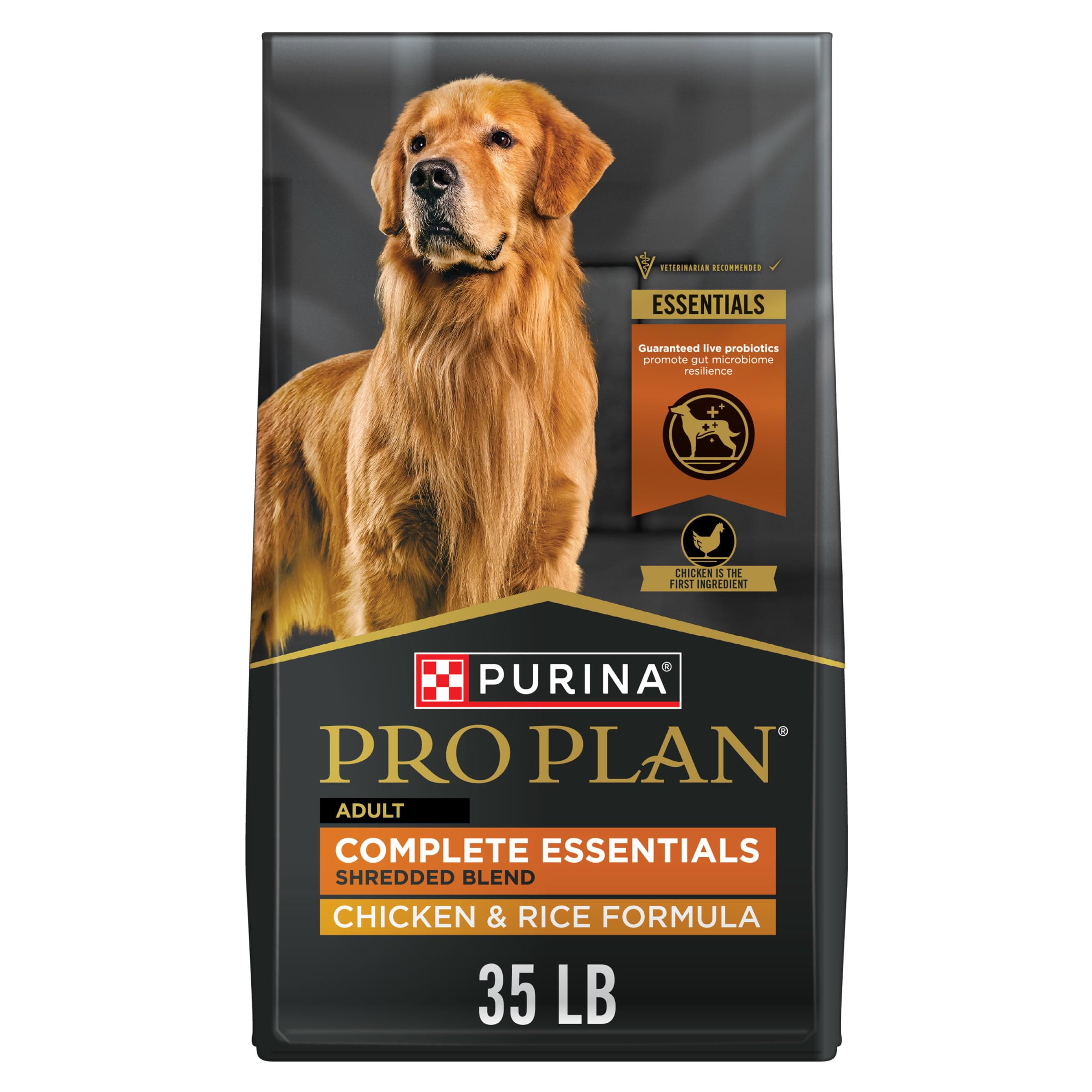 Purina Pro Plan Complete Essentials Chicken & Rice Dry Dog Food, - Product Imagery