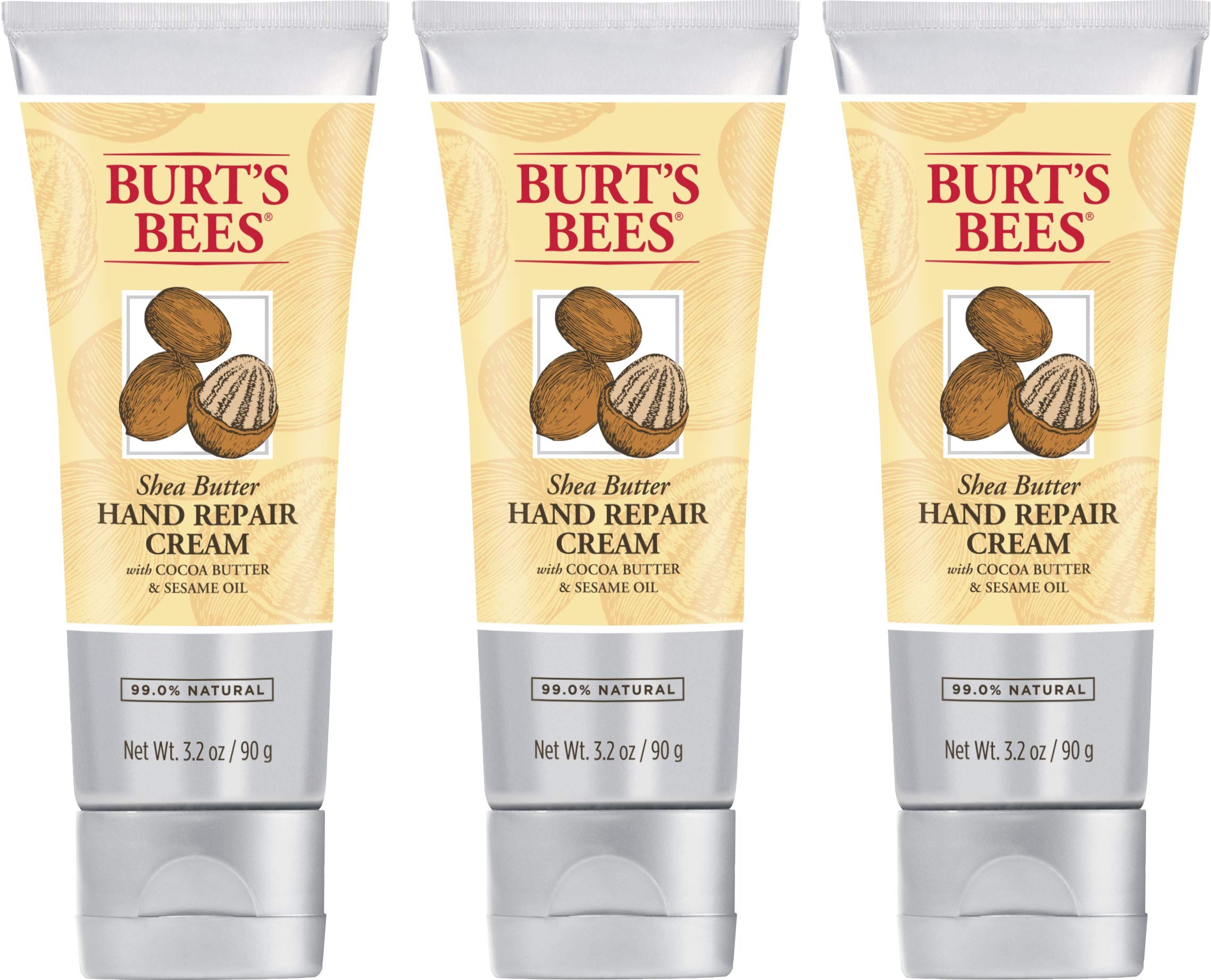 Burt's Bees Shea Butter Hand Cream 3.2 oz, 3-Pack