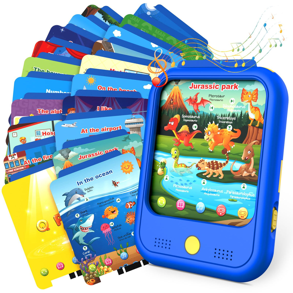 Qiaojoy Kids Learning Tablet Educational Learning Pad for Toddlers 2-5 – product photo (Learning Systems)