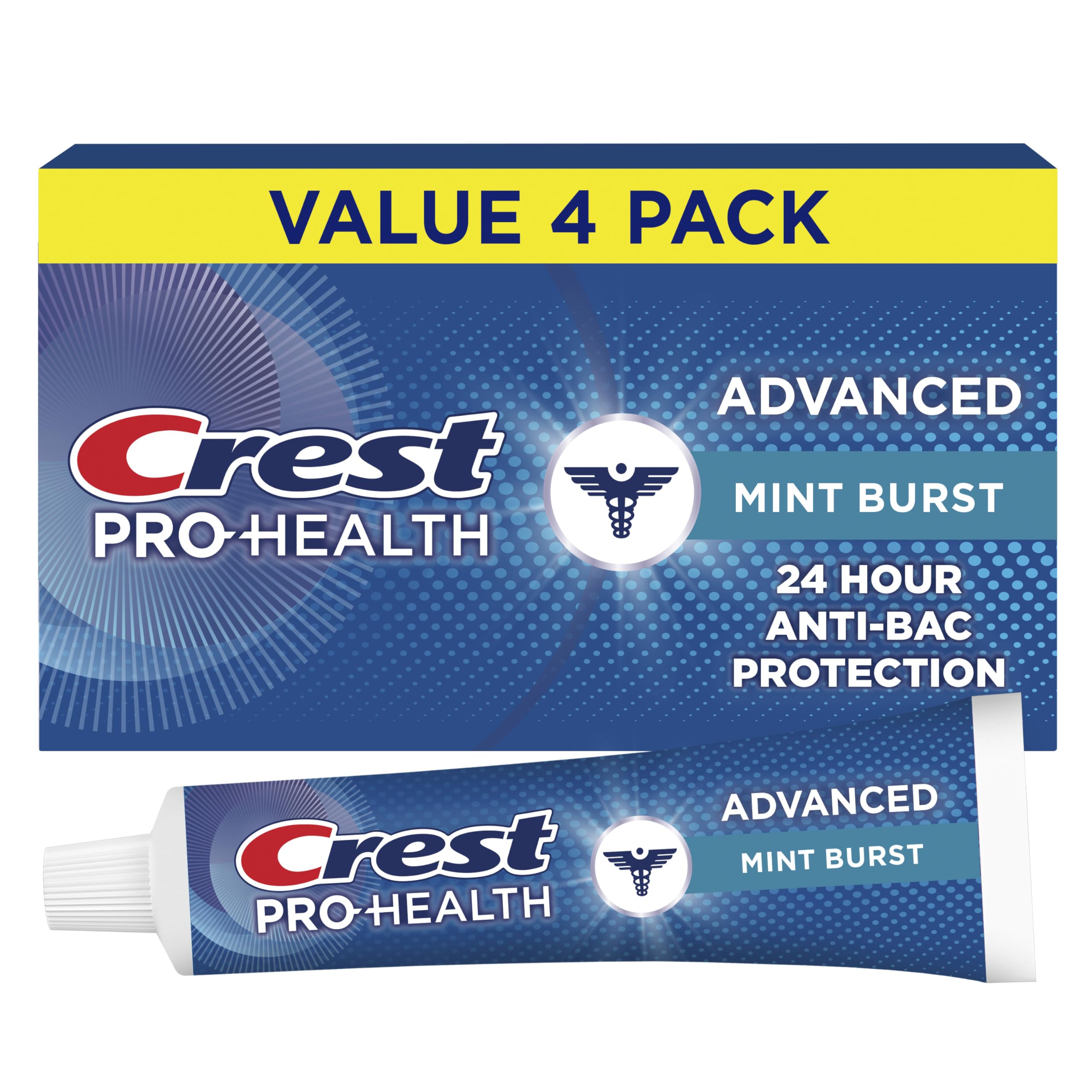Crest Pro-Health Advanced Antibacterial Toothpaste 4-Pk