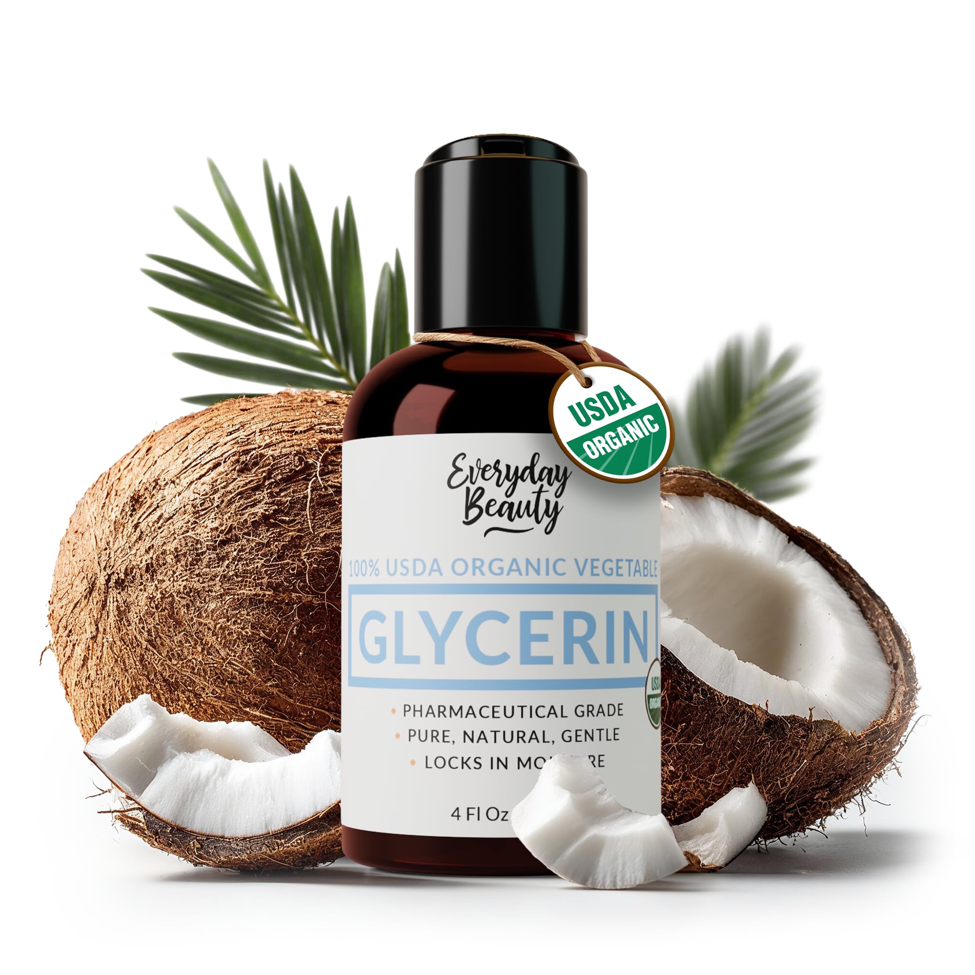 100% Organic Glycerin - For Skin & Hair - Food Grade - USDA - Product Imagery