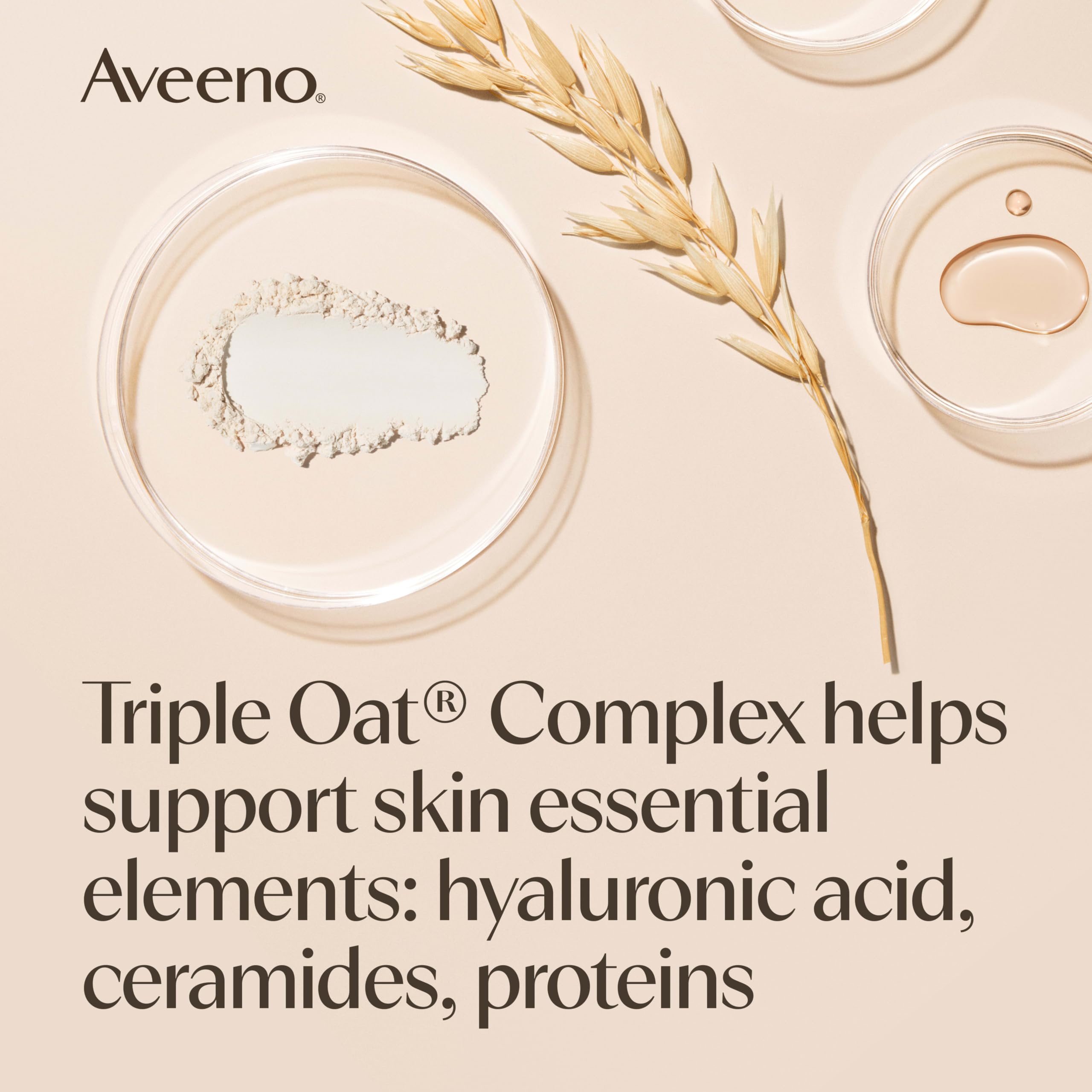 Aveeno Skin Relief Body Wash with Triple Oat Complex, fragrance-free gentle cleanser for sensitive, dry, and itchy skin in 33 fl oz bottle.