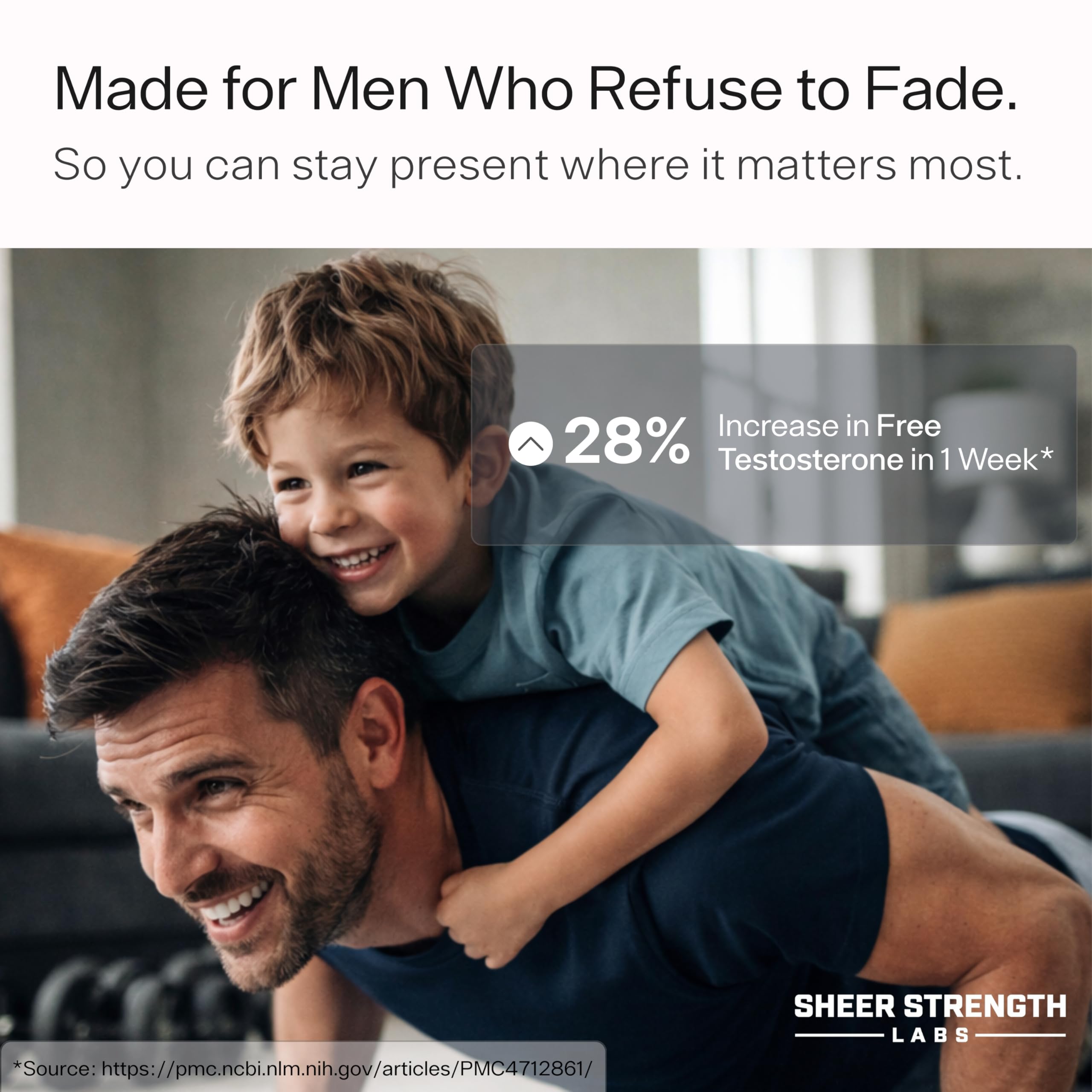 Testosterone Booster for Men with Clinically Dosed Shilajit & Tongkat Ali