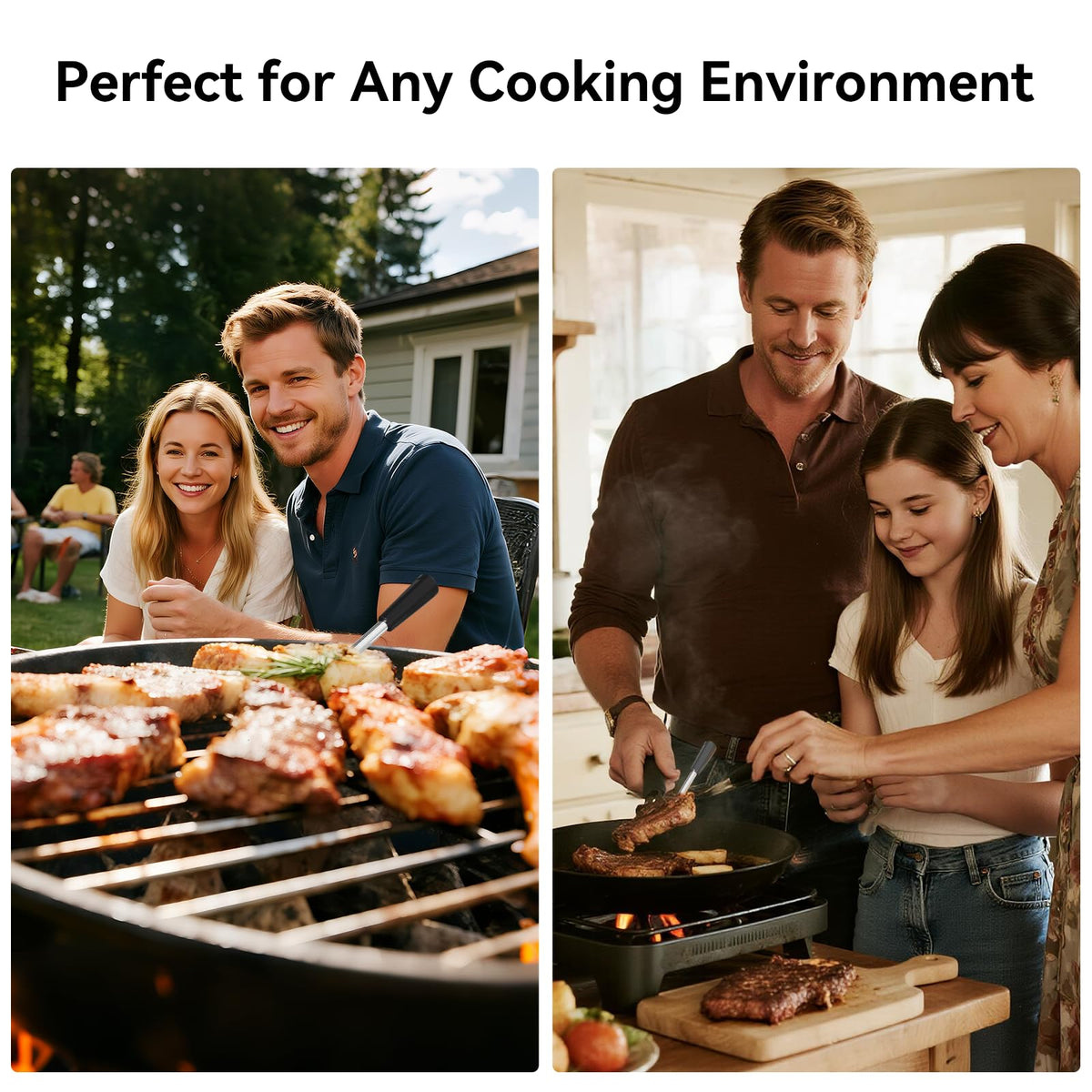 Wireless Meat Thermometer Smart APP Rechargeable Christmas - Newise Official Imagery - 7