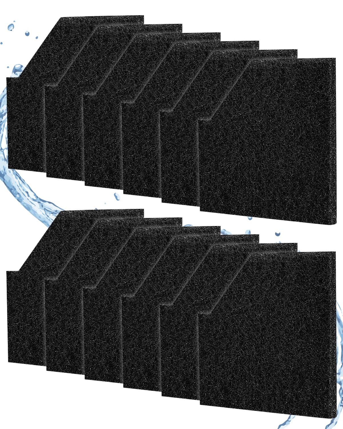 12 Pack EcoRenew Large Filter Cartridges Compatible with Aqueon SmartClean – product photo (Filter Accessories)