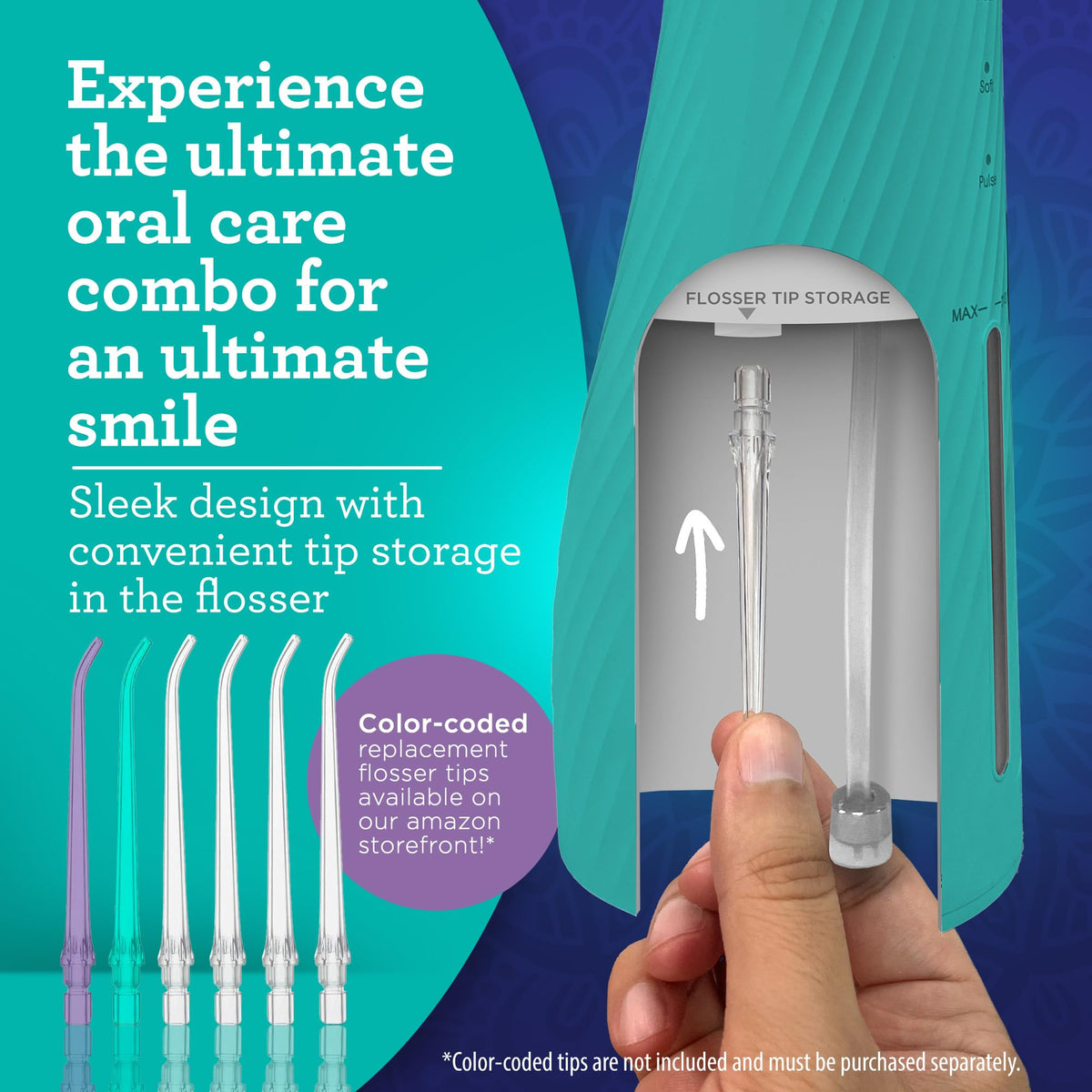 GuruNanda Electric Toothbrush Water Flosser 4 Toothbrush - GuruNanda Official Imagery - 8
