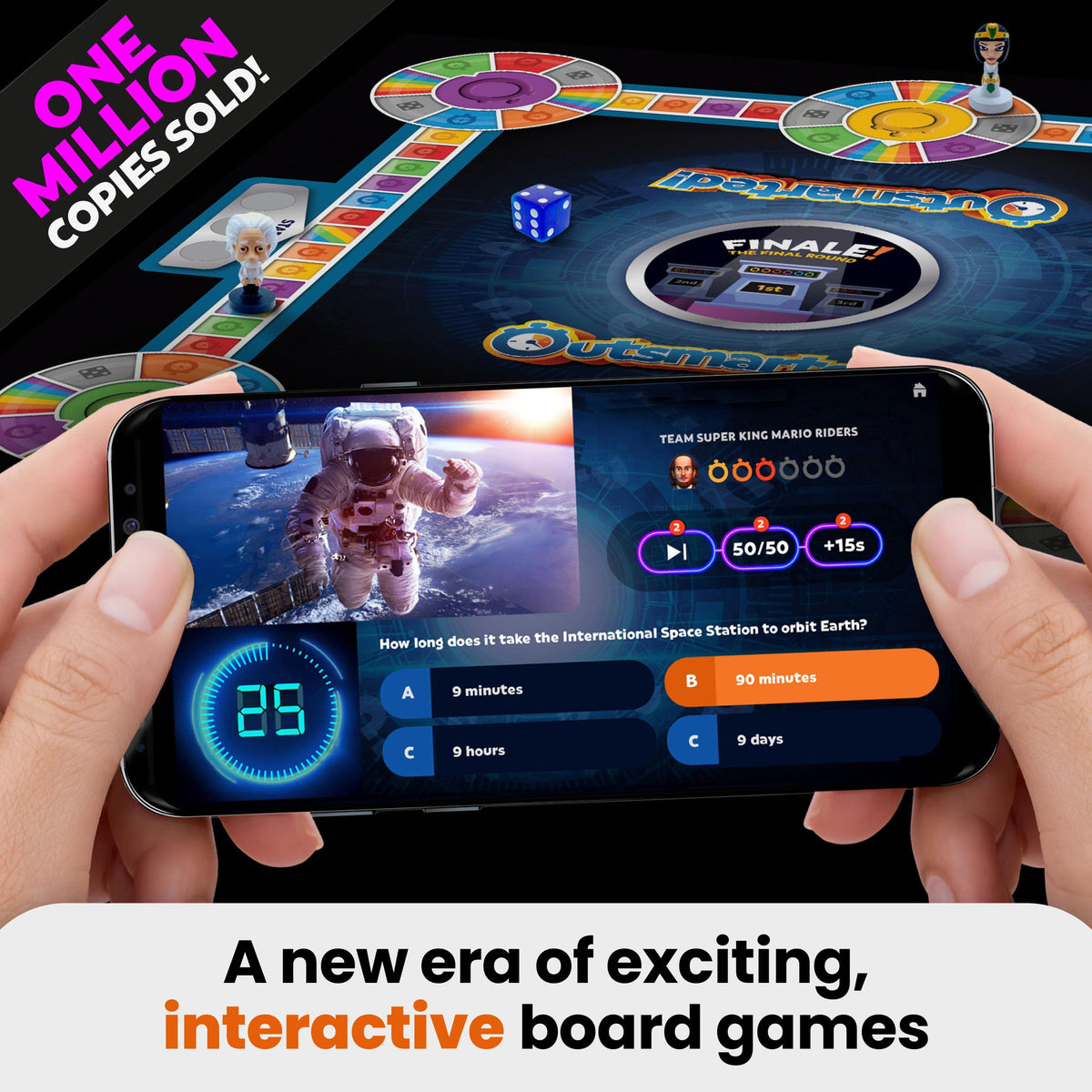Outsmarted App Connected Live Quiz Show Board Game - OUTSMARTED! Official Imagery - 4