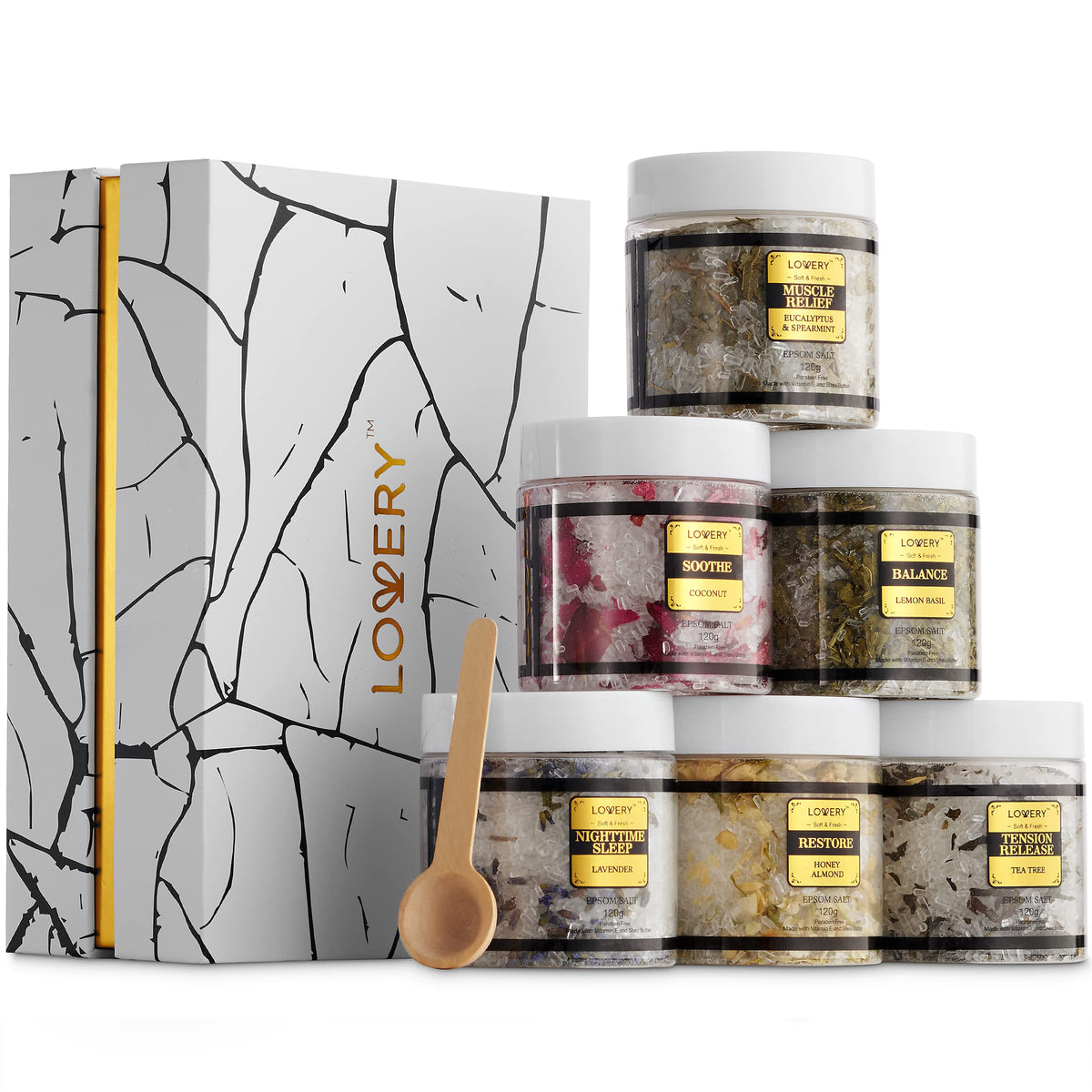 Gifts for Women Who Have Everything Spa Gift Basket Epsom - LOVERY Official Imagery - 1