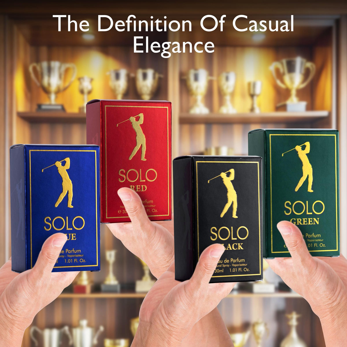 NovoGlow Solo 4 Piece Mini Fragrance Set for Men EDP - NovoGlow Official Imagery - 7