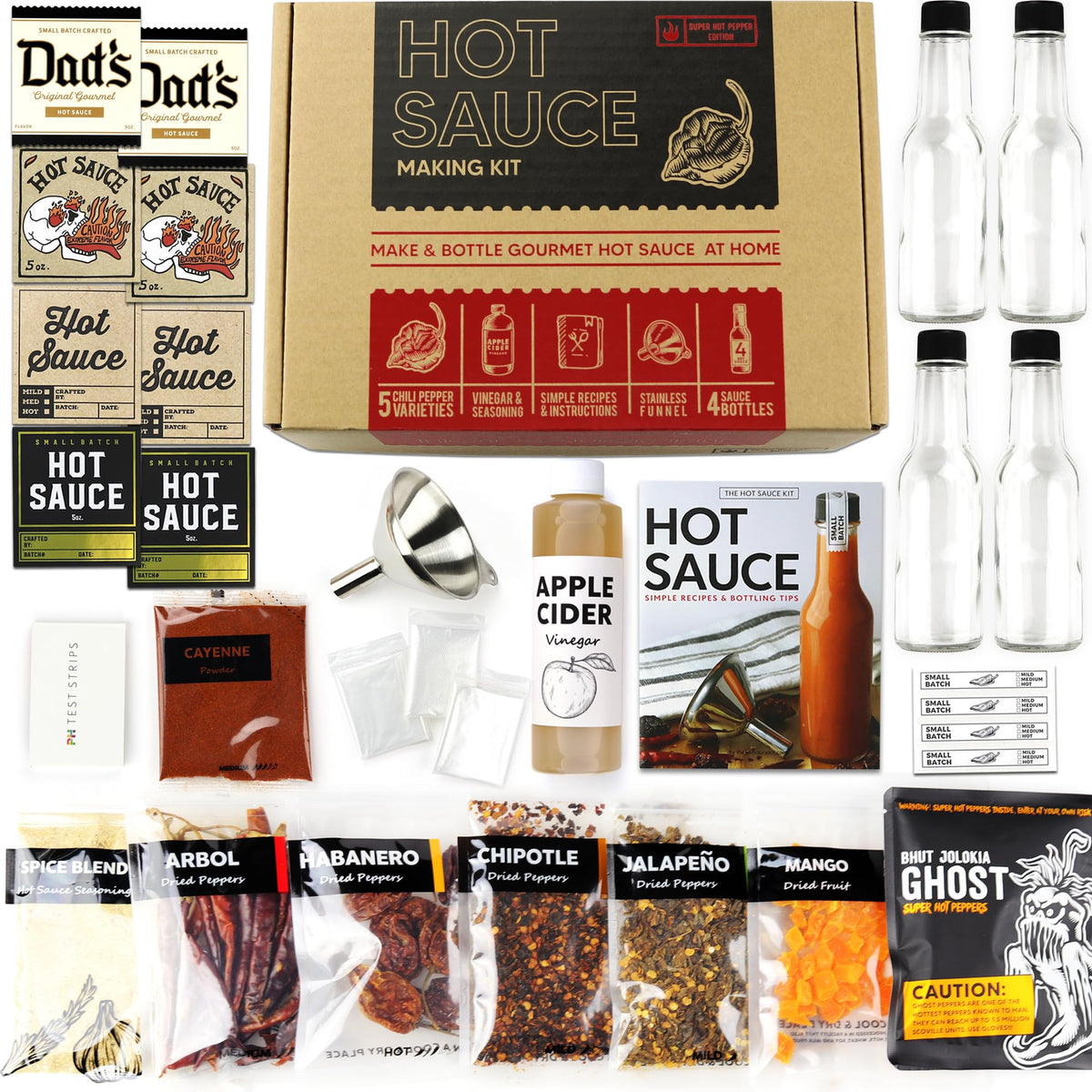 Ultimate Edition Hot Sauce Making Kit 6 Varieties of Peppers - millhouse spice co. Official Imagery - 2