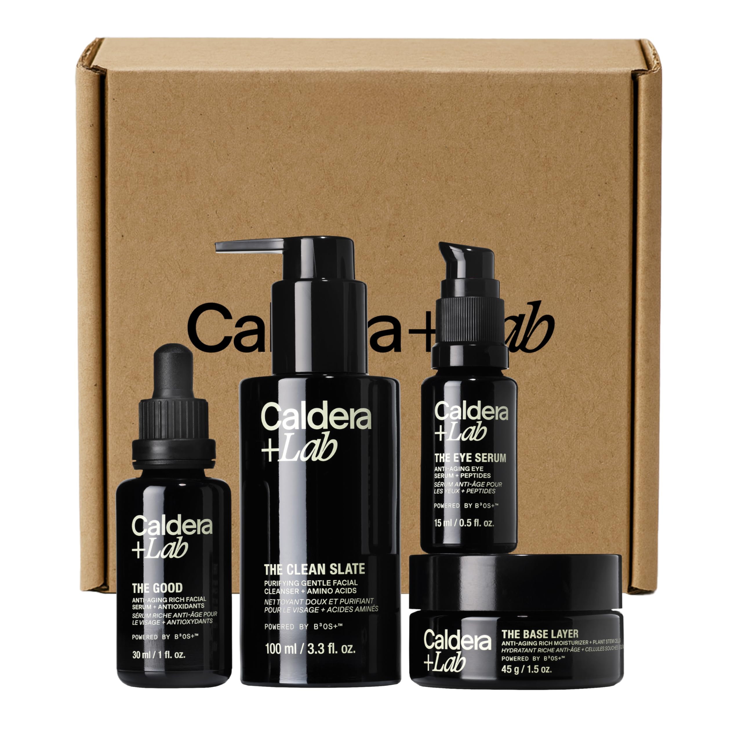 Caldera + Lab The Regimen Rich + Eye Defense | Men's 4 Piece - Product Imagery