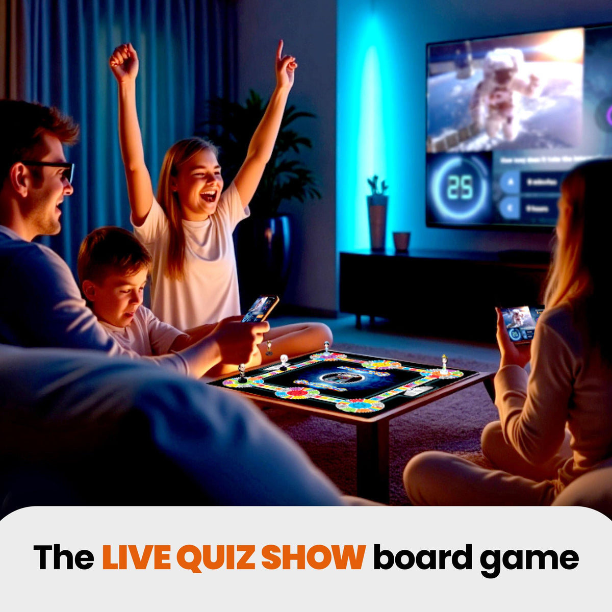 Outsmarted App Connected Live Quiz Show Board Game - OUTSMARTED! Official Imagery - 3