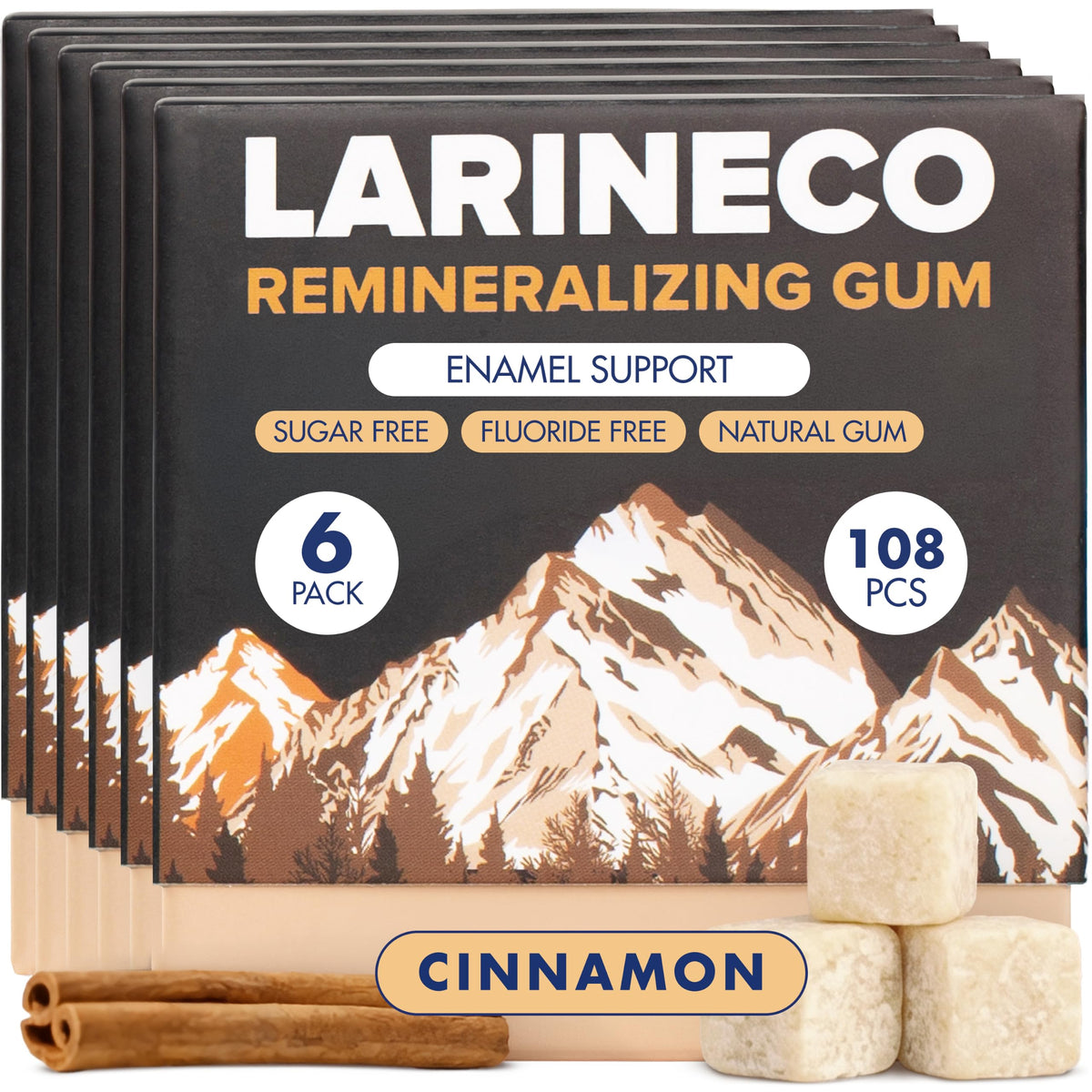 Larineco Remineralizing Gum Sugar Free Hydroxyapatite and - Larine co Official Imagery - 2