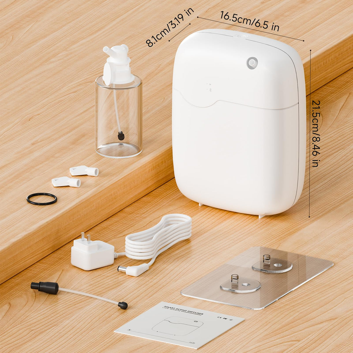 Waterless Essential Oil Diffuser for Home Large Room Hotel - YOHAWJAN Official Imagery - 3