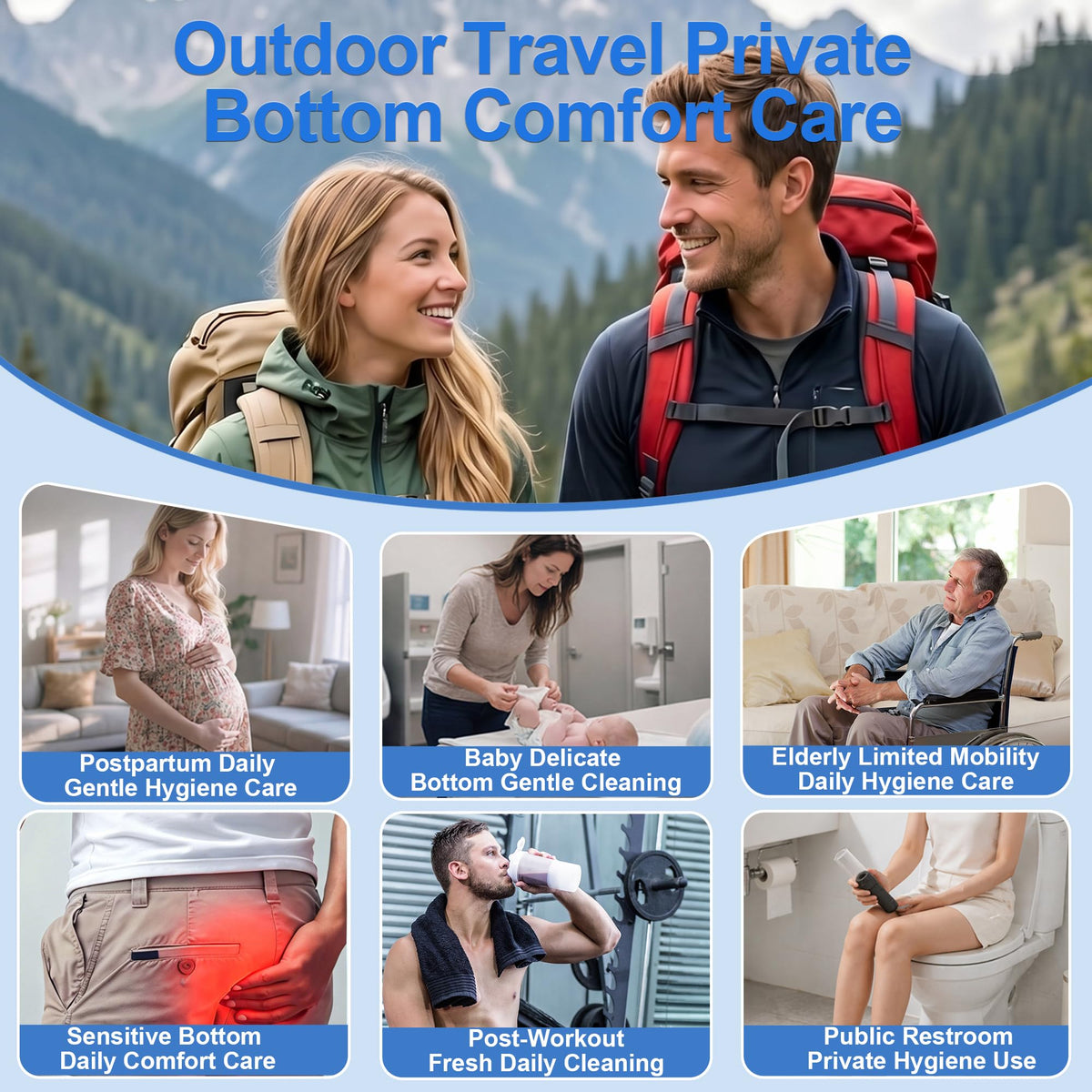 Portable Bidet for Travel Electric Handheld Sprayer for - SOFAR Official Imagery - 8