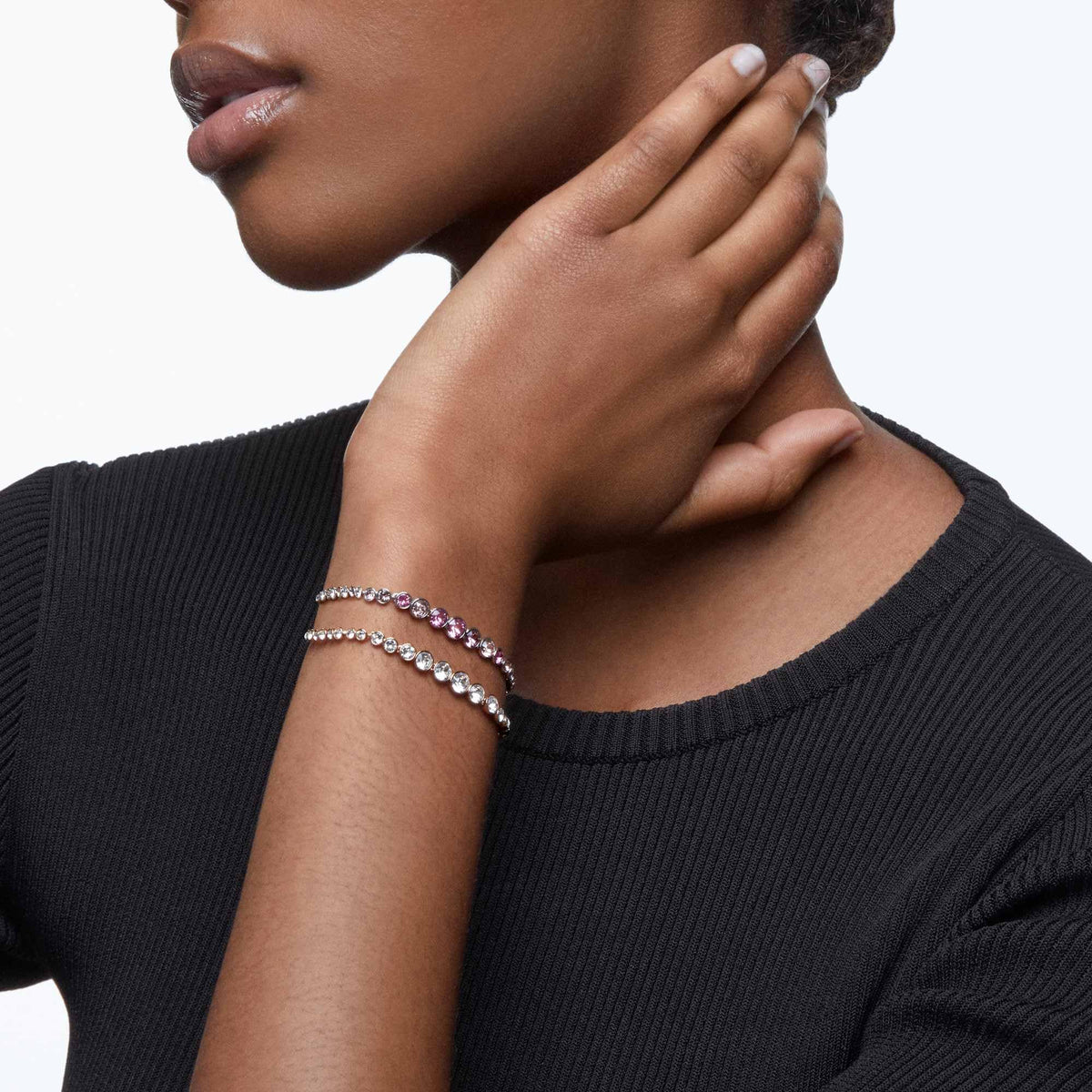 Swarovski Emily Tennis Bracelet Jewelry Collection - Premium Selection Official Imagery - 7