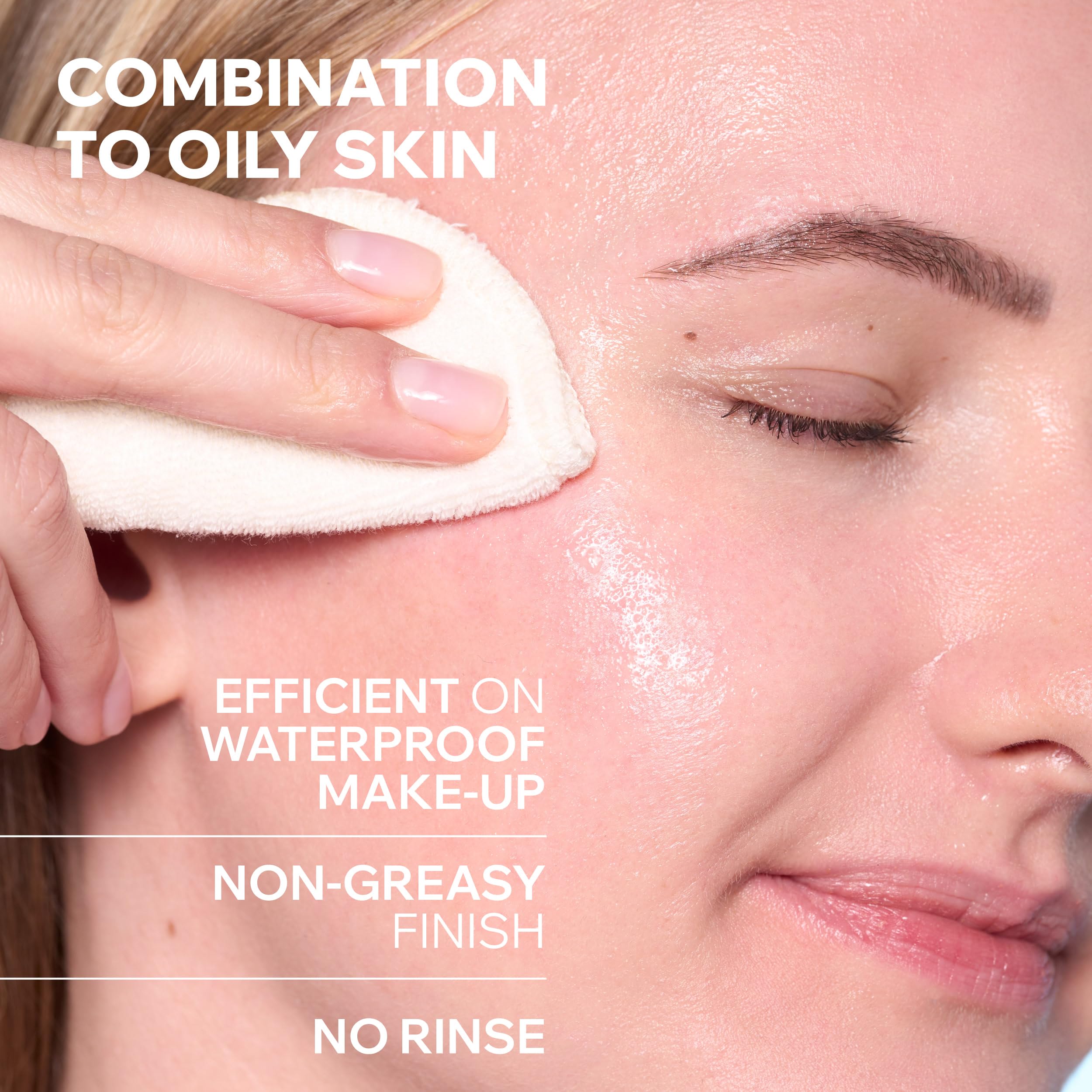 Uriage Micellar Water for combination and oily skin in a 250ml bottle, gentle skin cleansing agent with micelles.