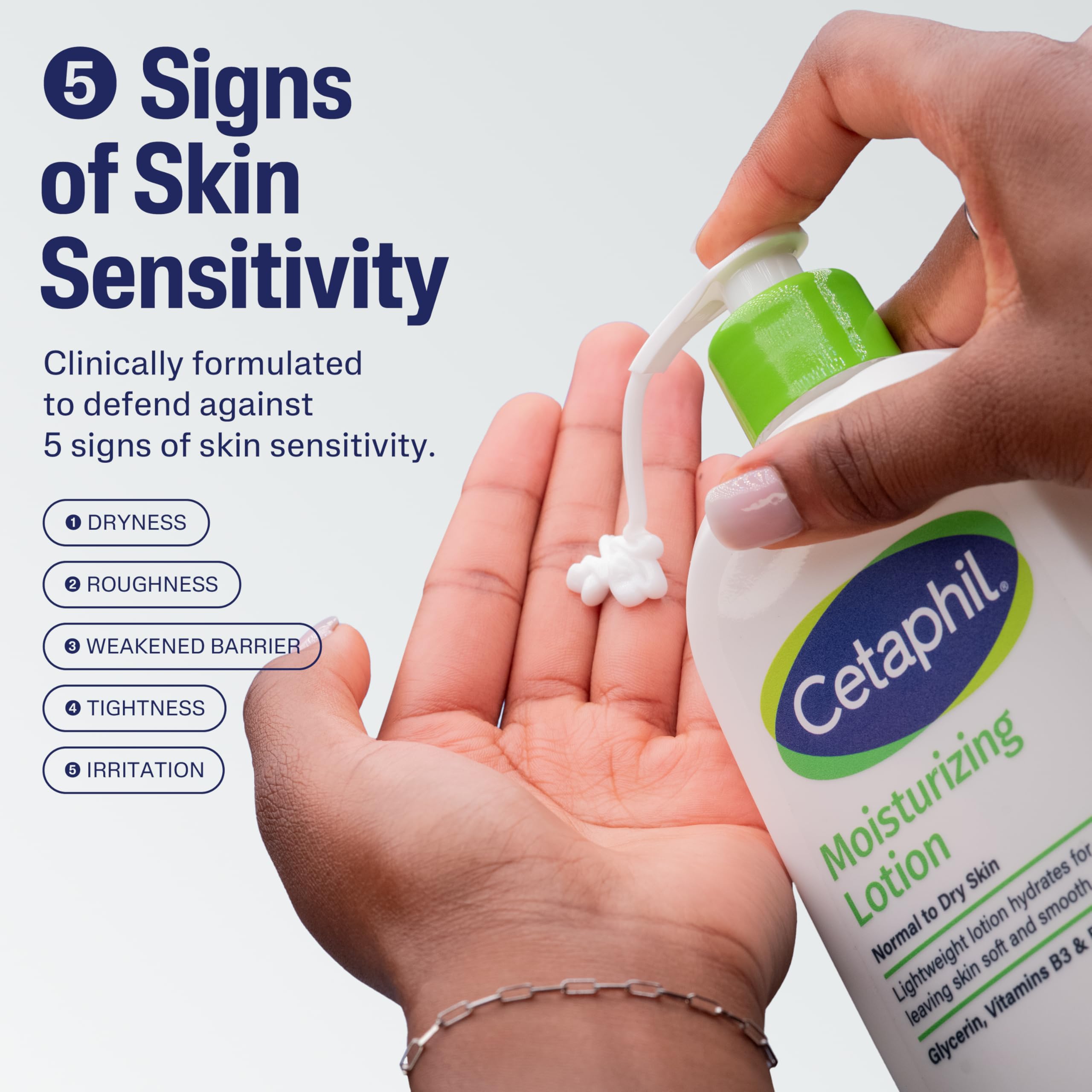 Cetaphil Moisturizing Lotion, Sensitive Skin, 20 oz