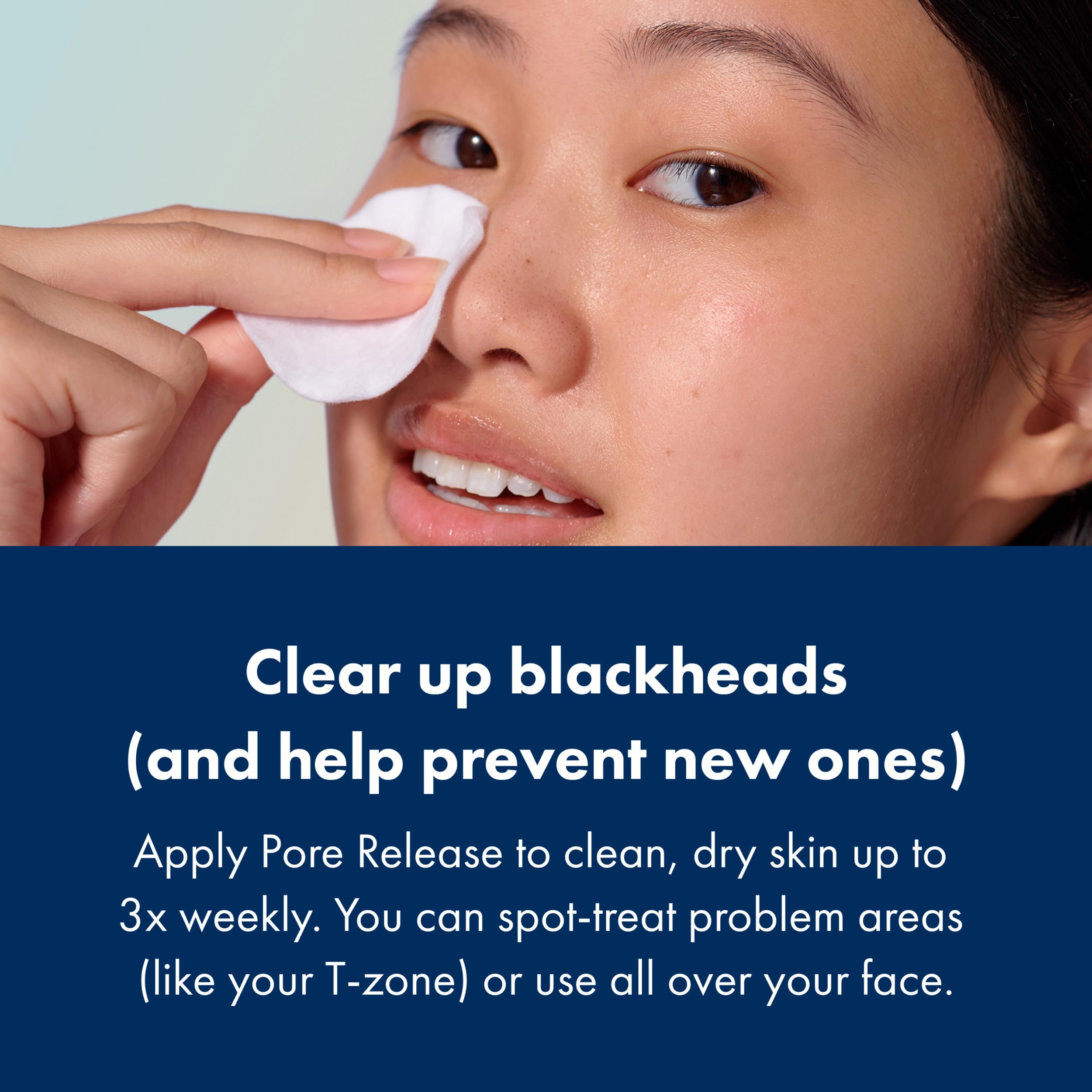 Hero Cosmetics Pore Release Blackhead Clearing Solution in a 3.38 fl oz bottle, an astringent solution for blackhead treatment.