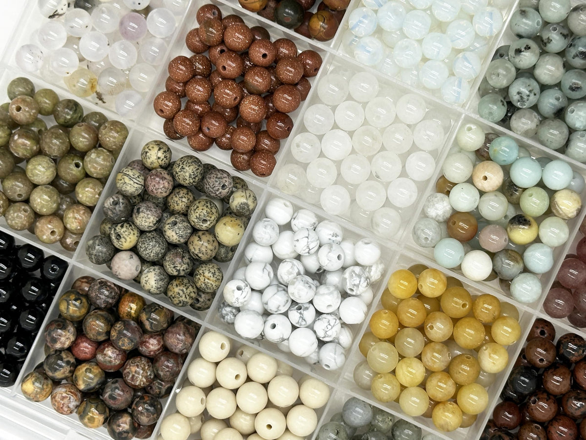 1120pcs 6mm Natural Gemstone Beads Loose Gemstone for - Yephac Official Imagery - 6