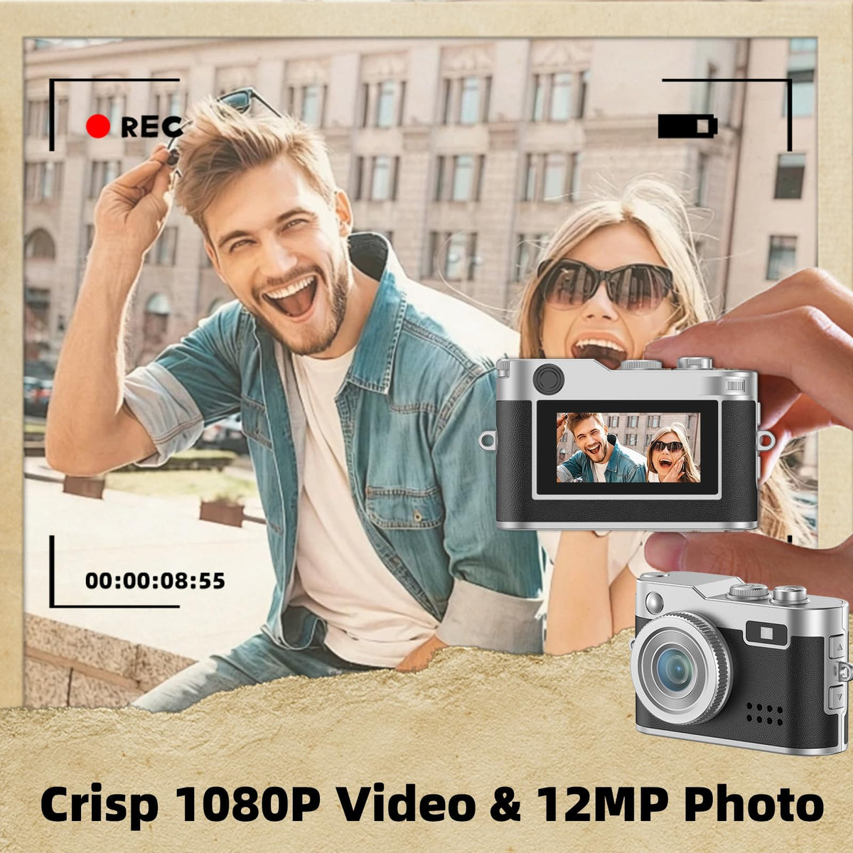 Mini Keychain Camera Unique Gift for Birthday Graduation - Tizycod Official Imagery - 4