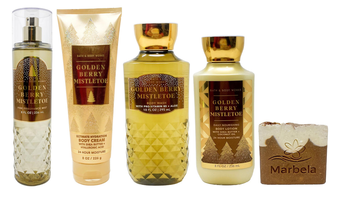 Bath Body Works Golden Berry Mistletoe - Bath & Body Works Official Imagery - 2