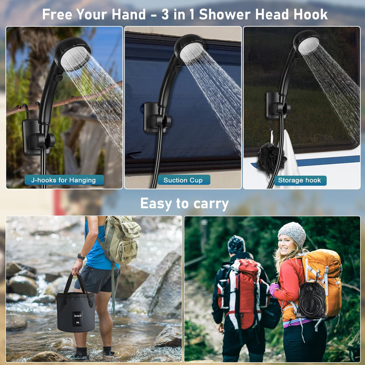 Spopal – Showers on display