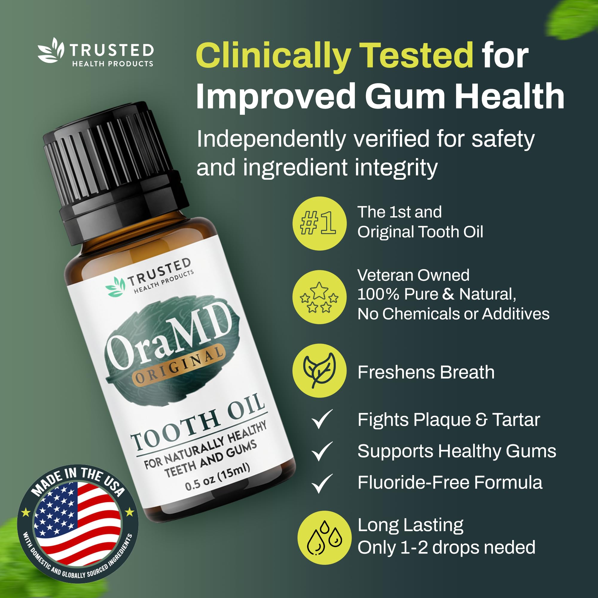 OraMD 4-in-1 Original Tooth Oil | Gum Disease Treatment