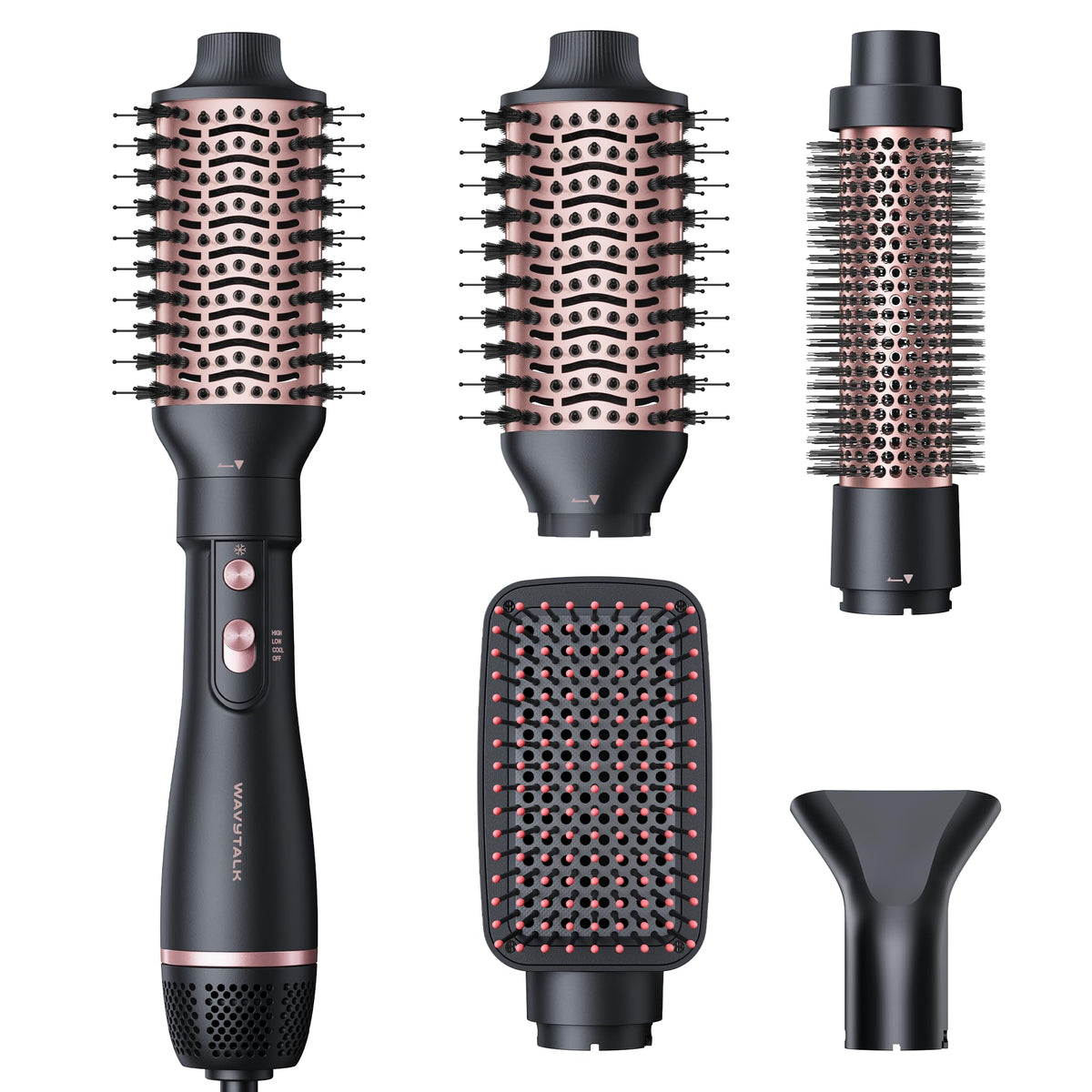 Wavytalk Hair Dryer Brush Set, Air Sculpt 4-in-1 Hot Air Brush Set – product photo (Hot-Air Brushes)