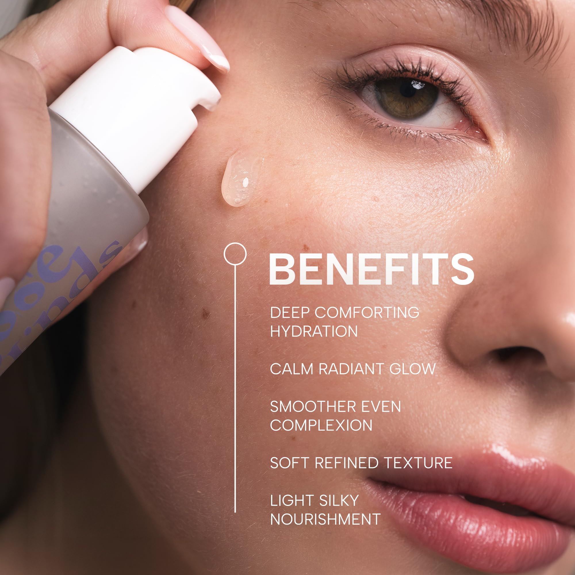 Klose Frnds Niacinamide and Rice Extract Serum for glowing skin and barrier support, shown in a glass dropper bottle with serum droplets