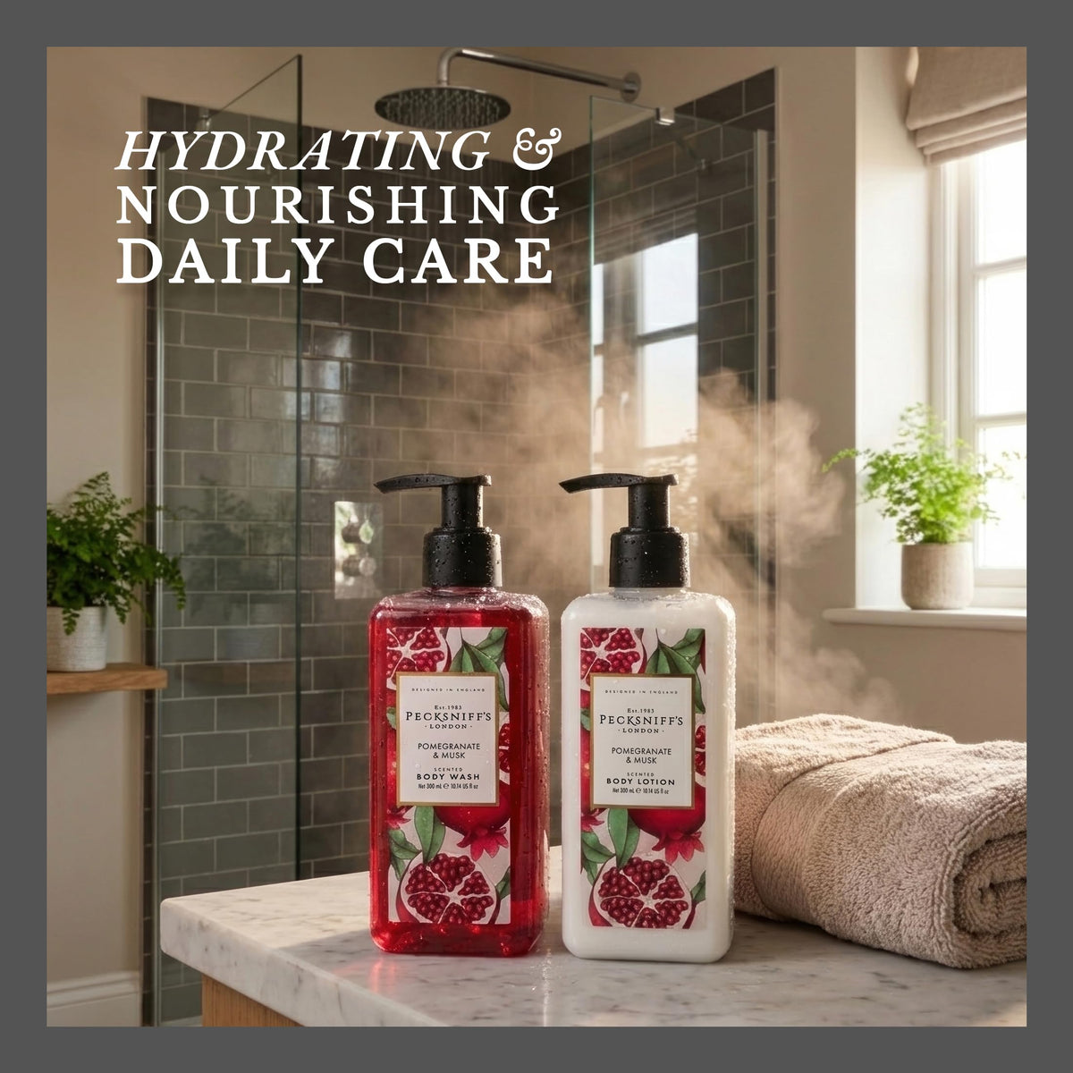 Pecksniff s Body Care Duo Tin Box Enchanted Pomegranate Musk - Pecksniff's Official Imagery - 6