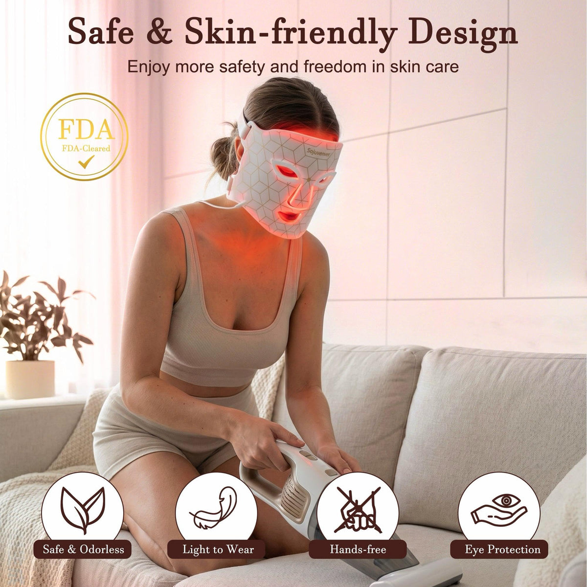 Red Light Therapy Mask for Face 8 Color LED Mask for Anti - Sojuvenver Official Imagery - 6
