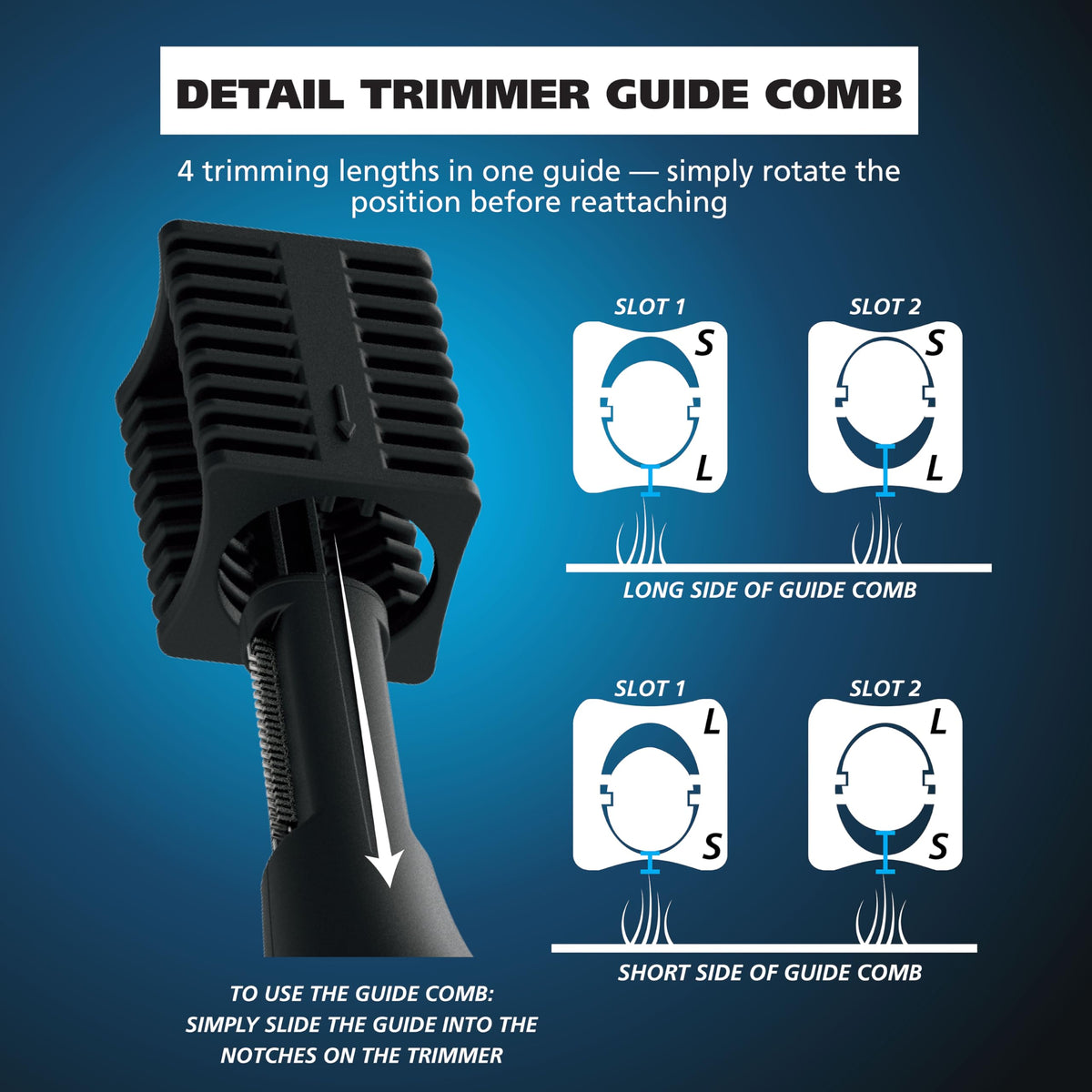 Wahl Pro Series Rechargeable Dual Sided Eyebrow, Ear & Nose Hair Trimmer – alternate angle