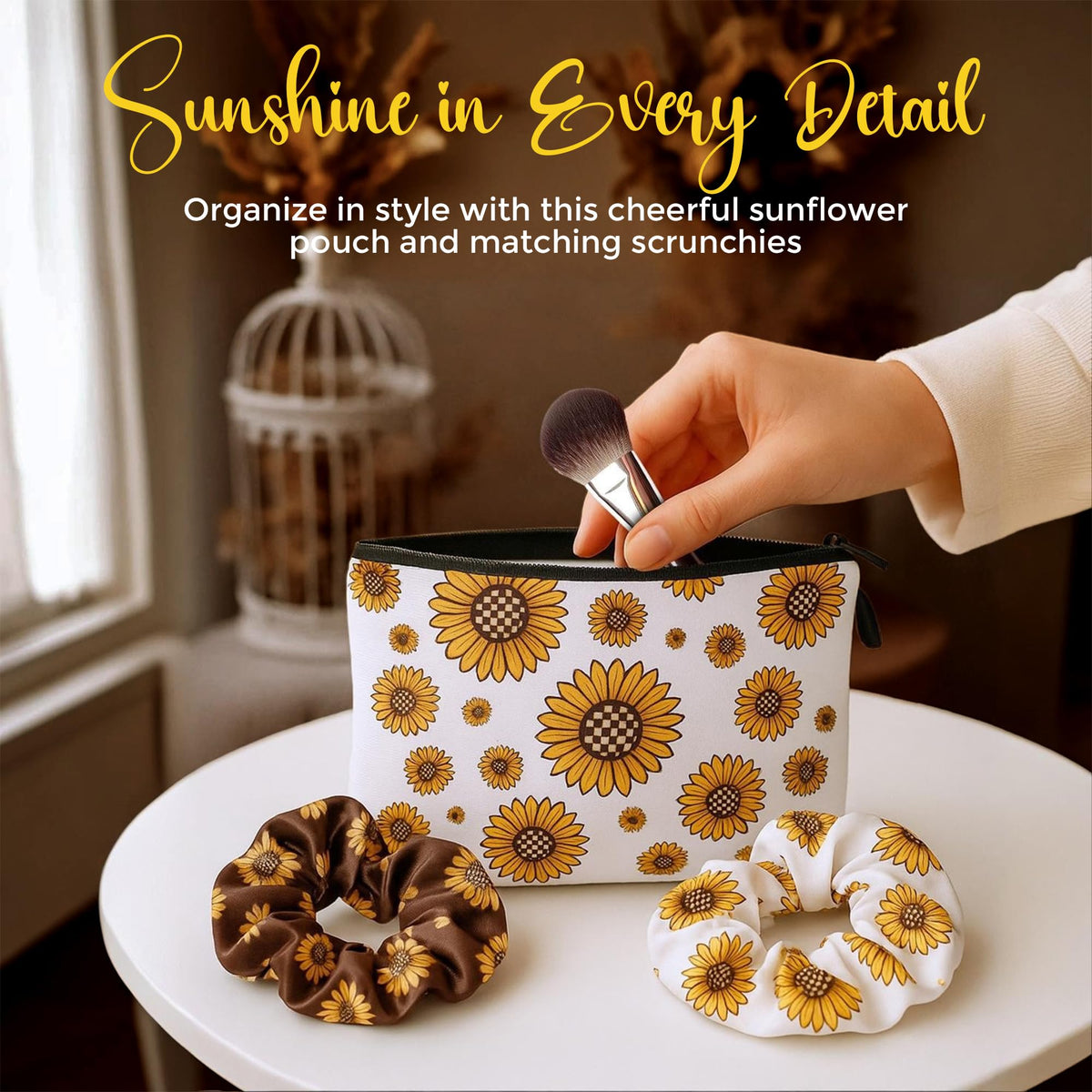 Sunflower Gifts for Women 18Pcs Unique Gift Basket Set - Andlane Official Imagery - 8