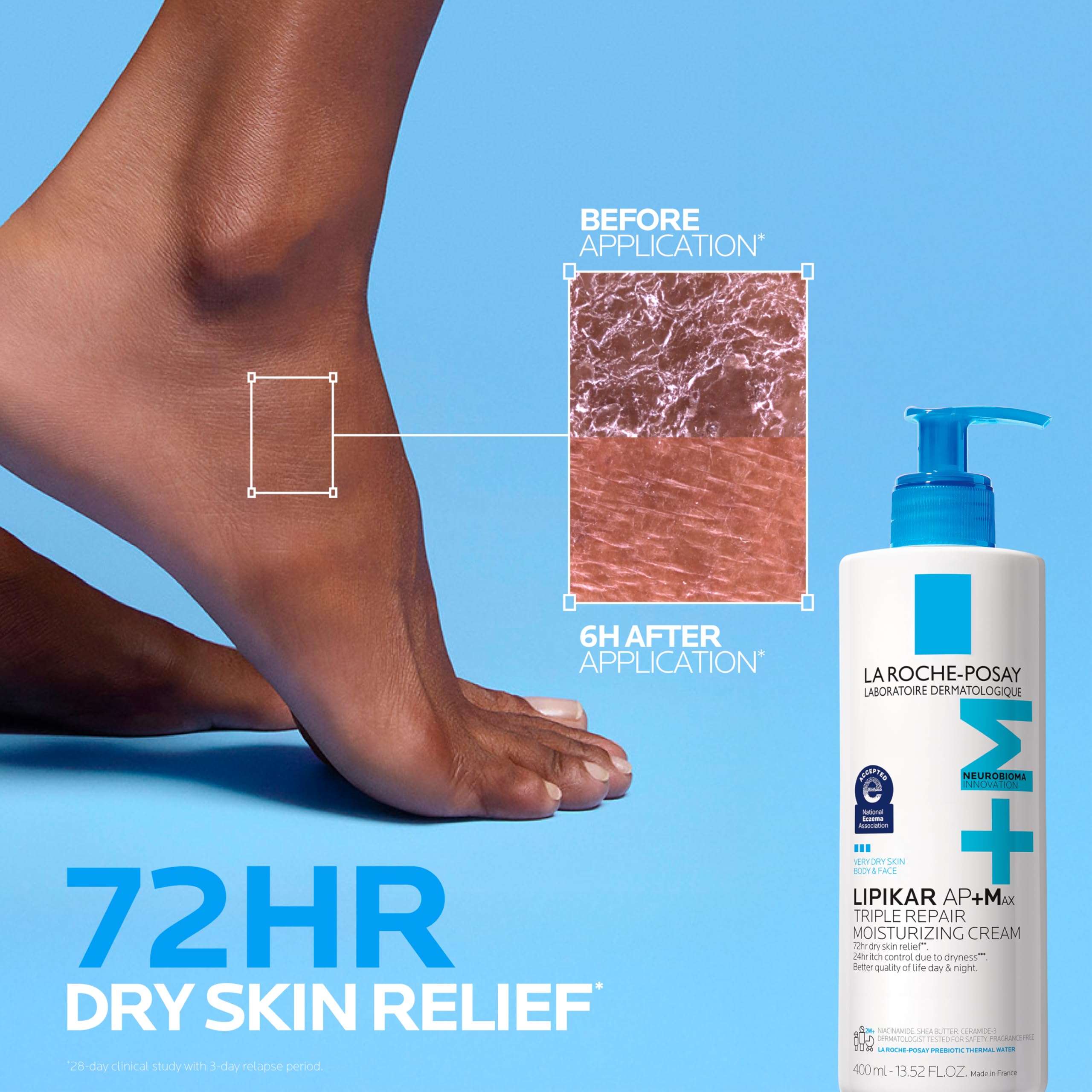 La Roche-Posay Lipikar AP+Max Body Cream Ceramides 13.52oz