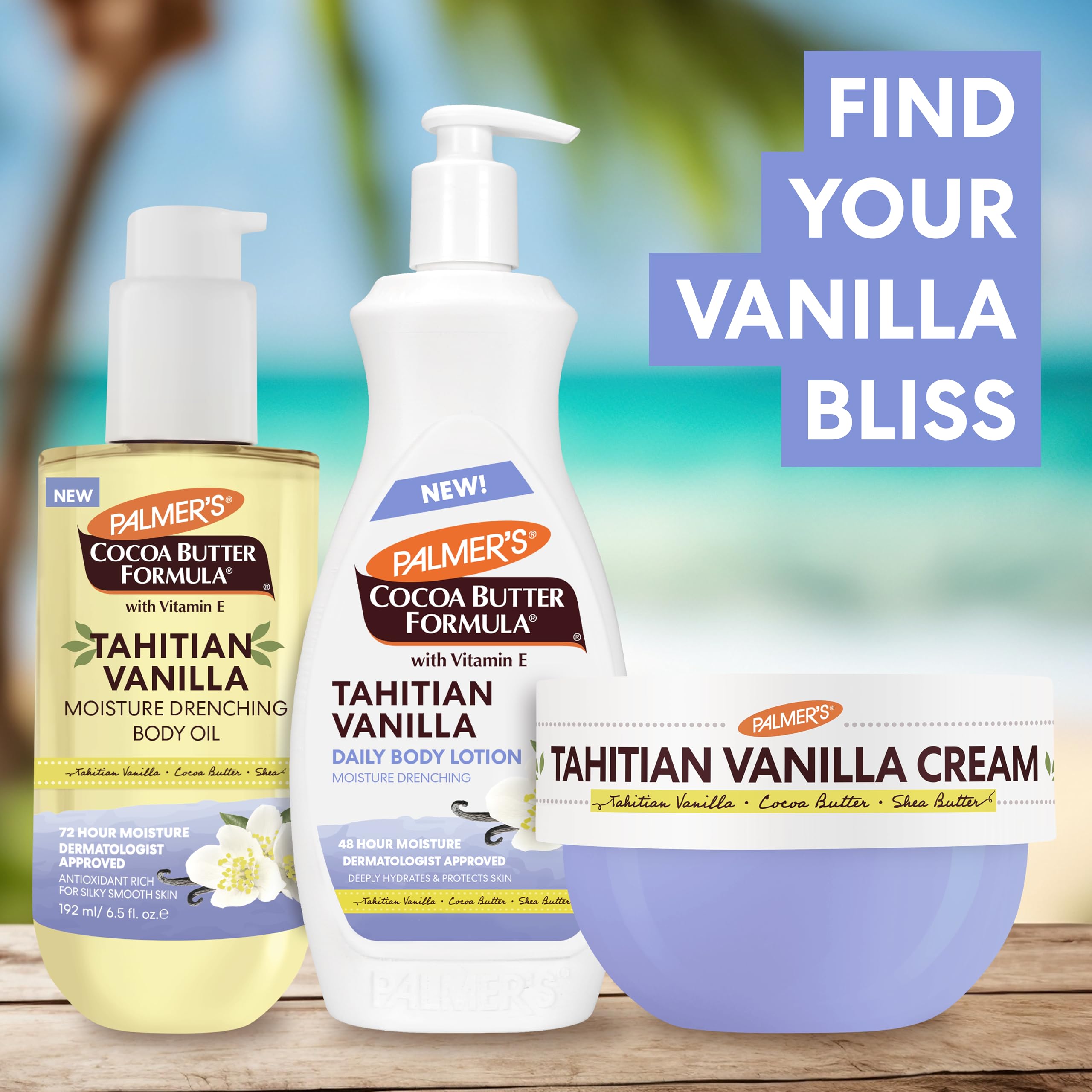 Palmer's Tahitian Vanilla Body Oil, Cocoa Butter Formula (6.5 Fl Oz)