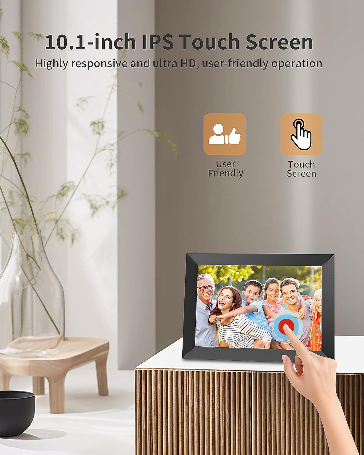 Frameo 10 1 WiFi Digital Picture Frame Christmas Gift - Ciowain Official Imagery - 5