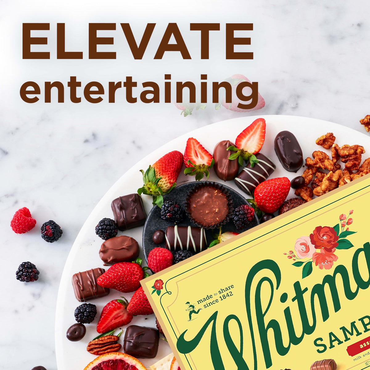 WHITMAN S SAMPLER Assorted Milk Dark Chocolate Candy Gift - Premium Selection Official Imagery - 7