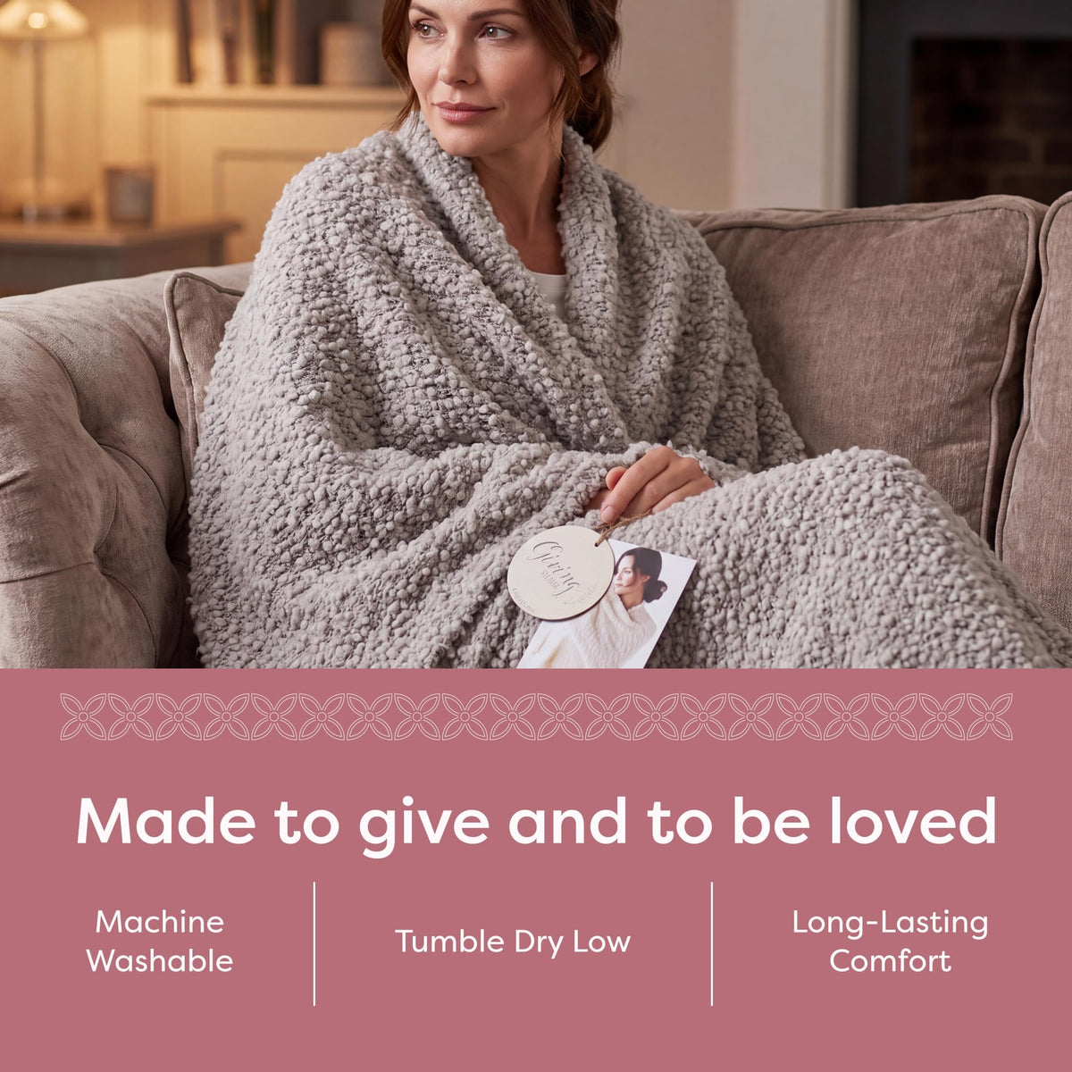 DEMDACO Giving Collection Giving Shawl with Pockets Light - DEMDACO Official Imagery - 7