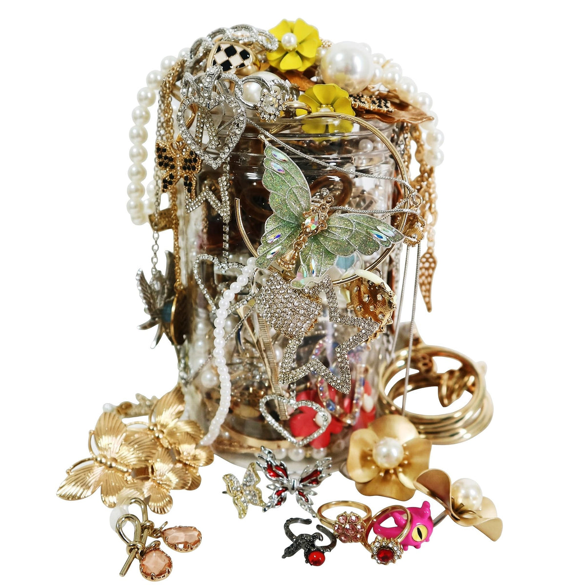 yrcvejun Mystery Jewelry Jar Set with Surprise Accessories and Gift Packaging – product photo (Jewelry Sets)