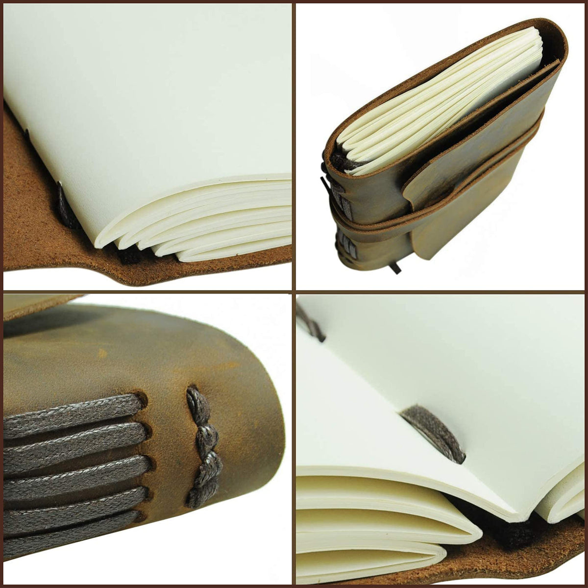 Handmade Leather Journal Gift Set Pen Bookmark Luxury Gift - Sovereign-Gear Official Imagery - 8