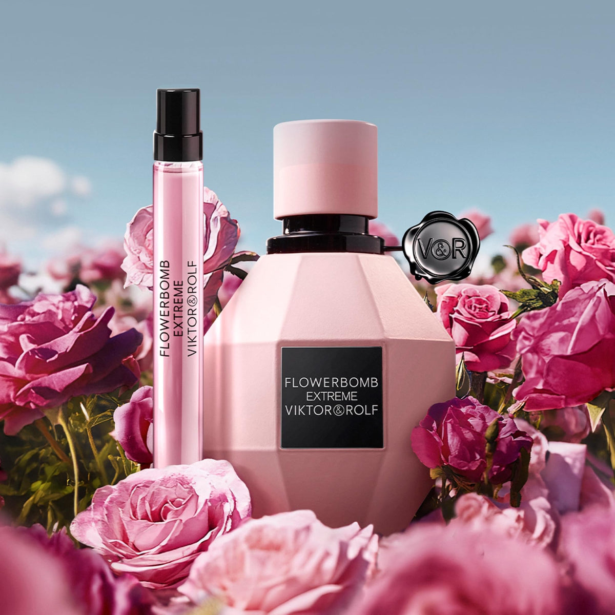 Viktor&Rolf Flowerbomb Extreme Eau de Parfum - Intense Floral Perfume – packaging and label
